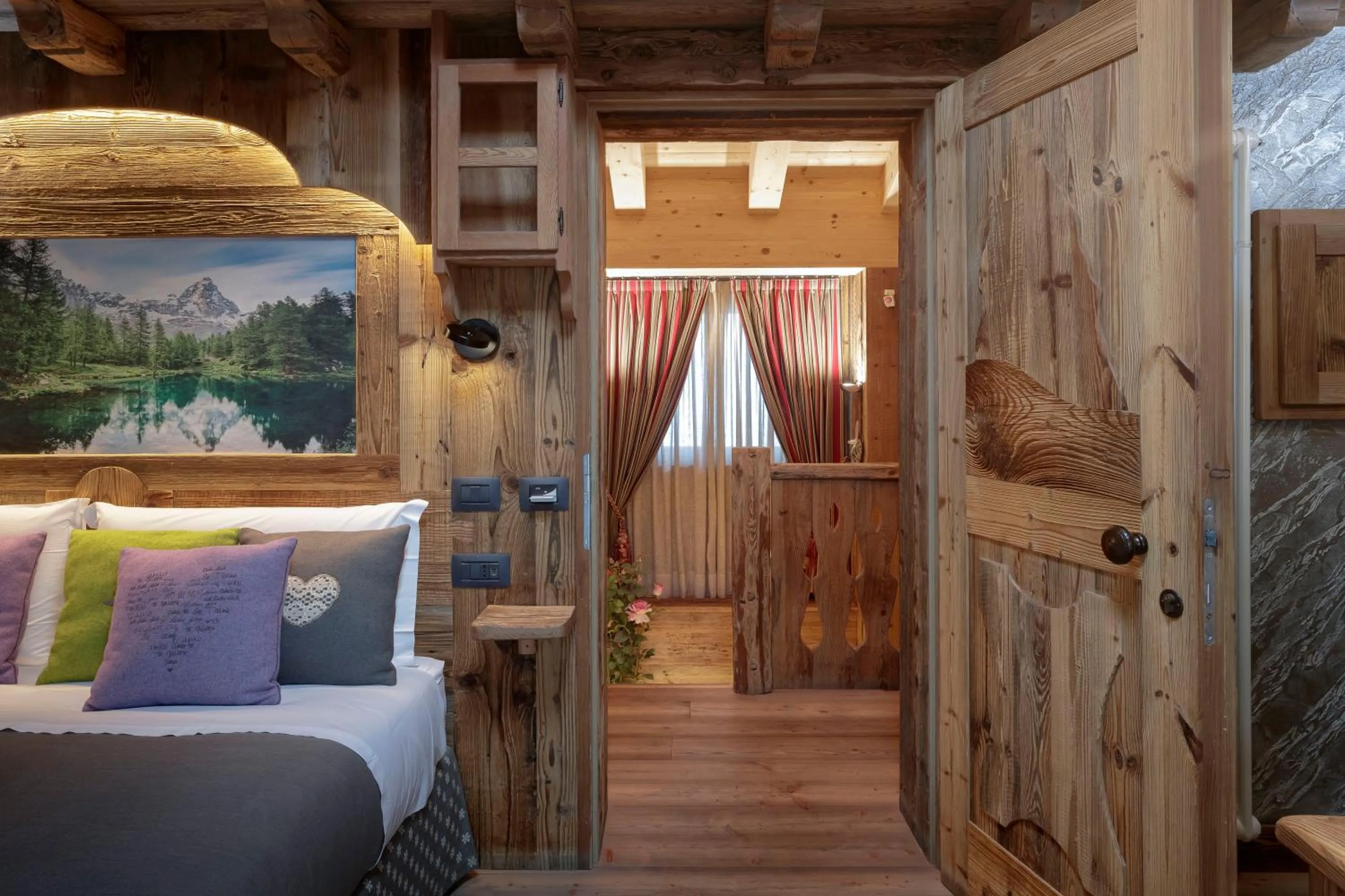 Bedroom, Bed in Francois Boutique Rooms - Matterhorn Retreat & SPA in Cervinia