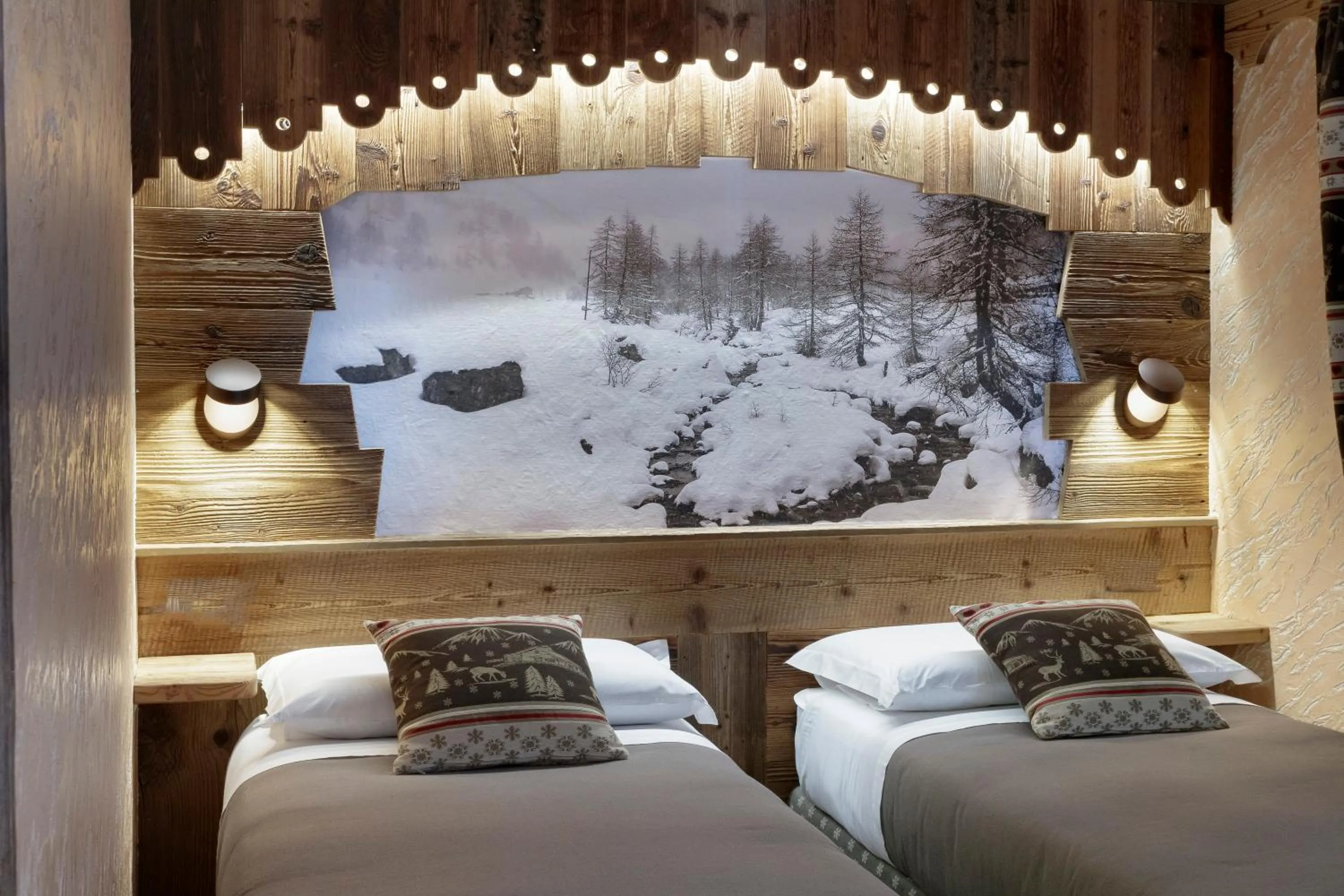 Bedroom, Bed in Francois Boutique Rooms - Matterhorn Retreat & SPA in Cervinia