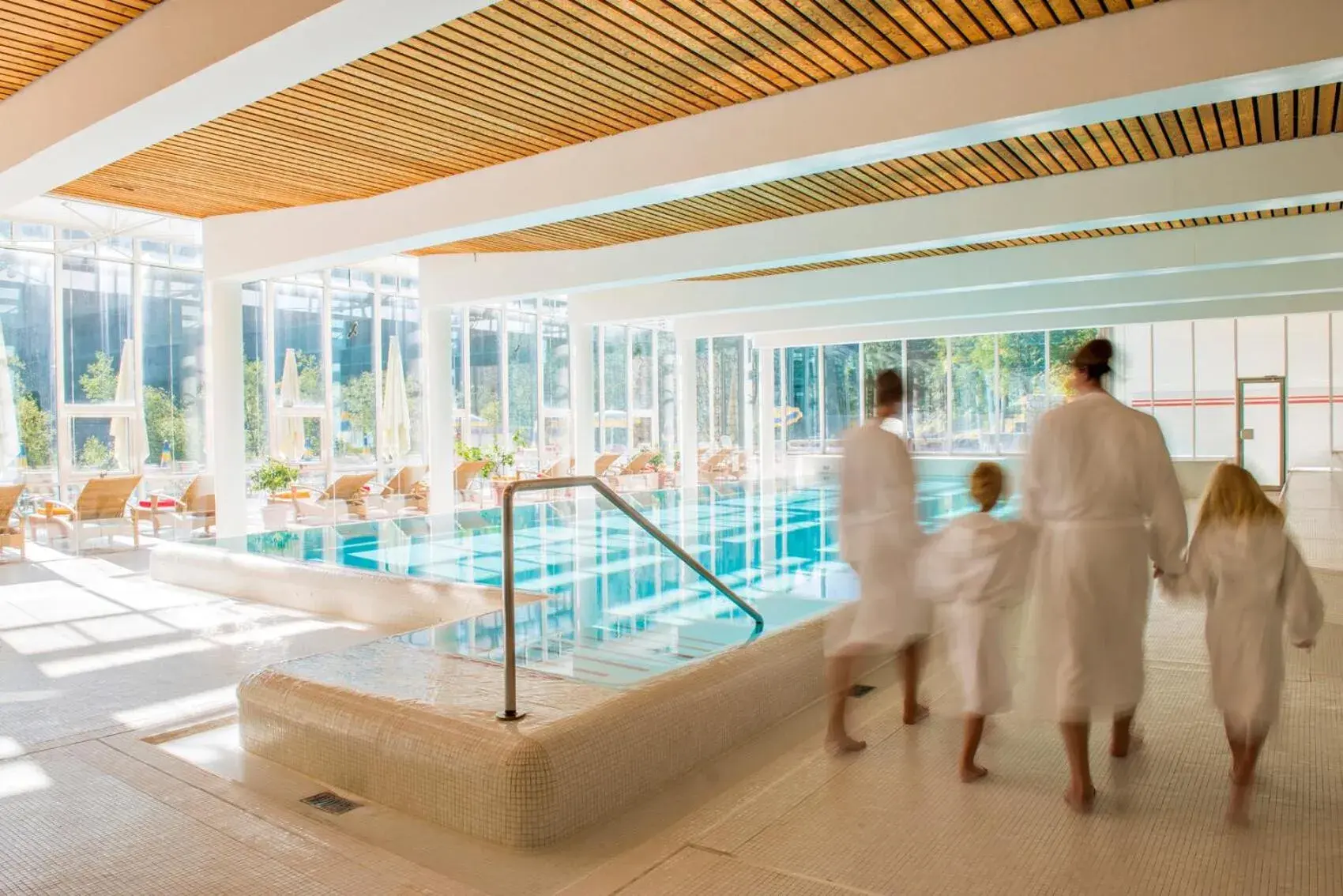 Swimming pool in Hotel Schweizerhof Sils Maria, a Faern Collection Hotel Swimming pool in Hotel Schweizerhof Sils Maria, a Faern Collection Hotel
