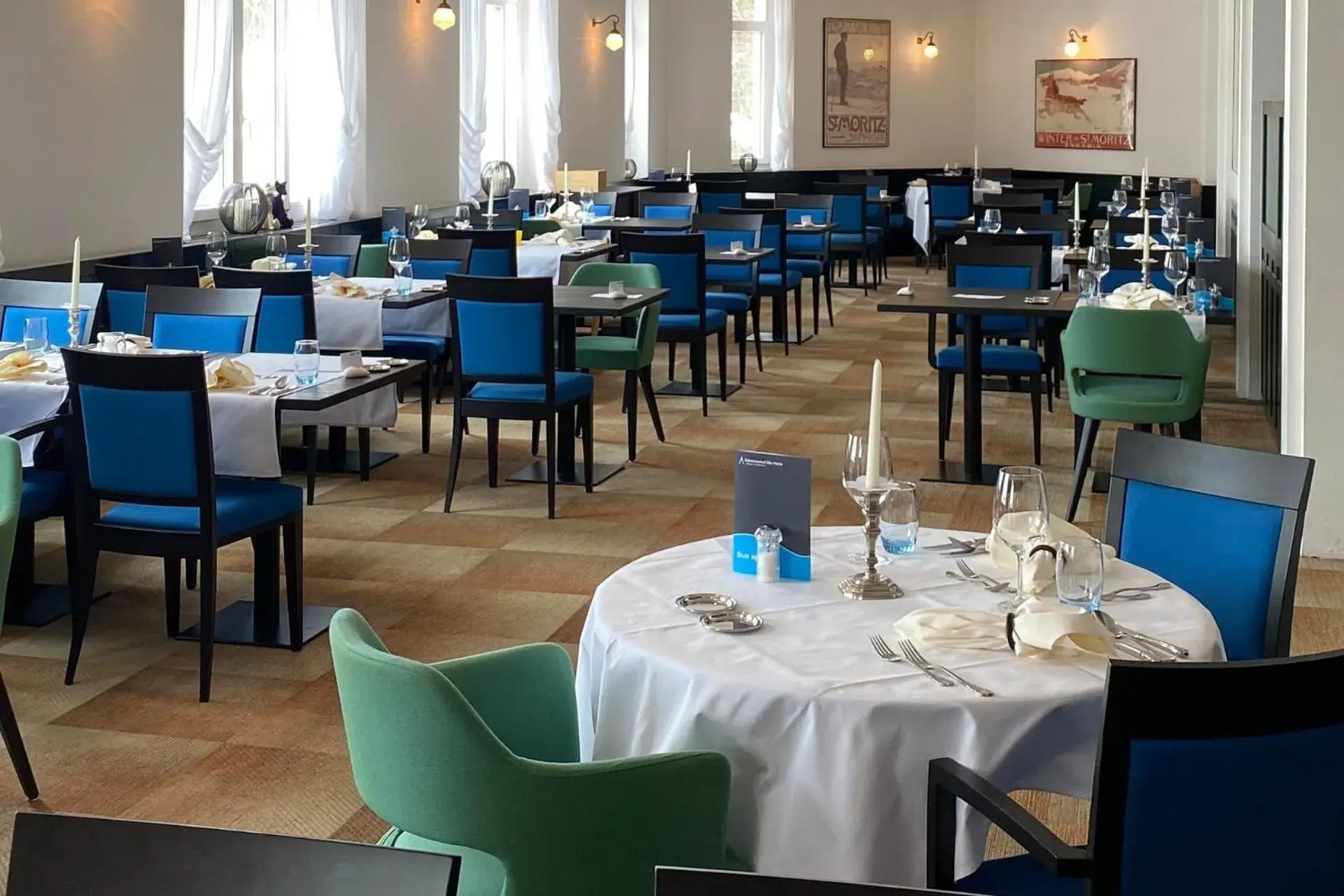 Restaurant/places to eat in Hotel Schweizerhof Sils Maria, a Faern Collection Hotel Restaurant/places to eat in Hotel Schweizerhof Sils Maria, a Faern Collection Hotel