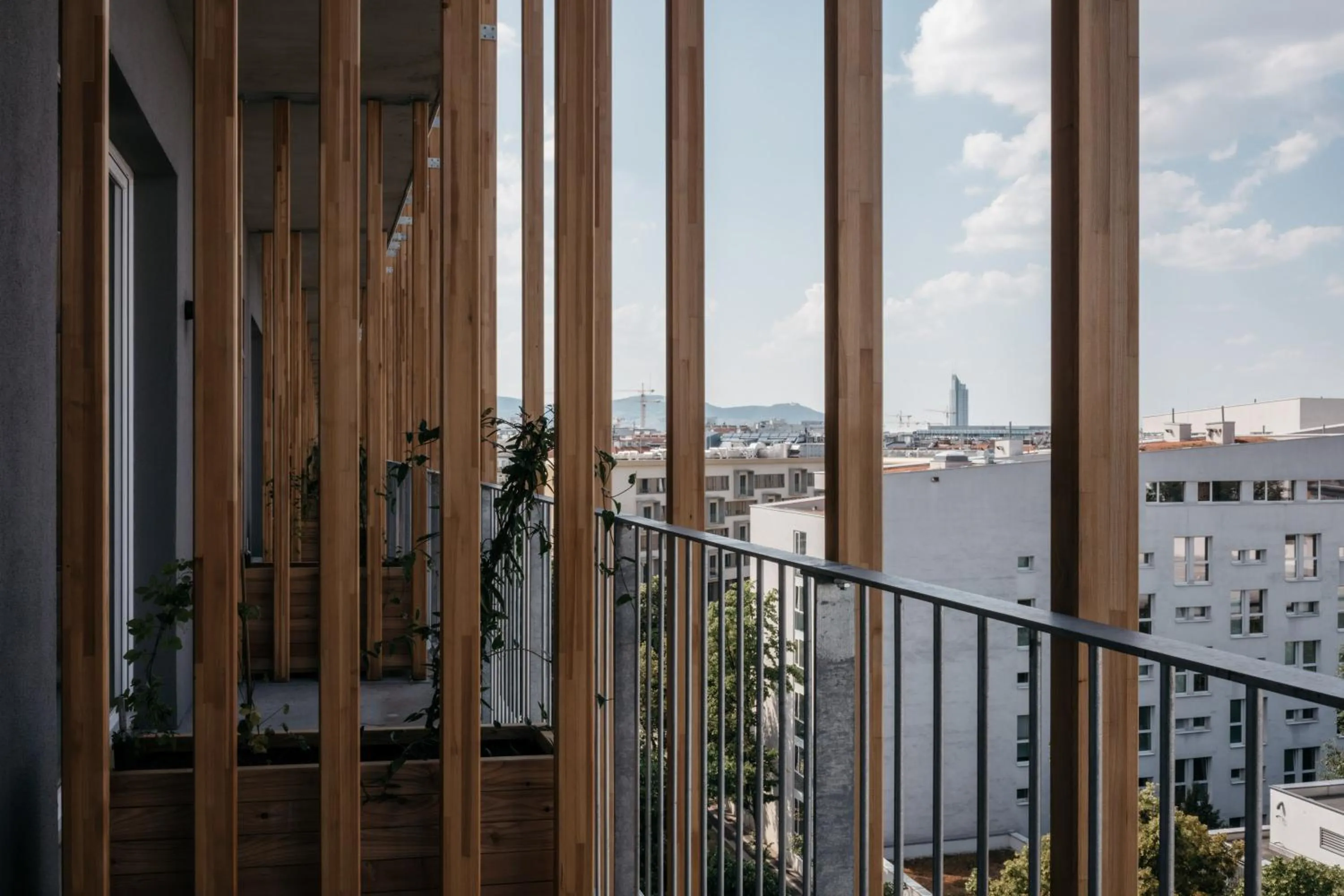 Balcony/Terrace in Superbude Wien Prater