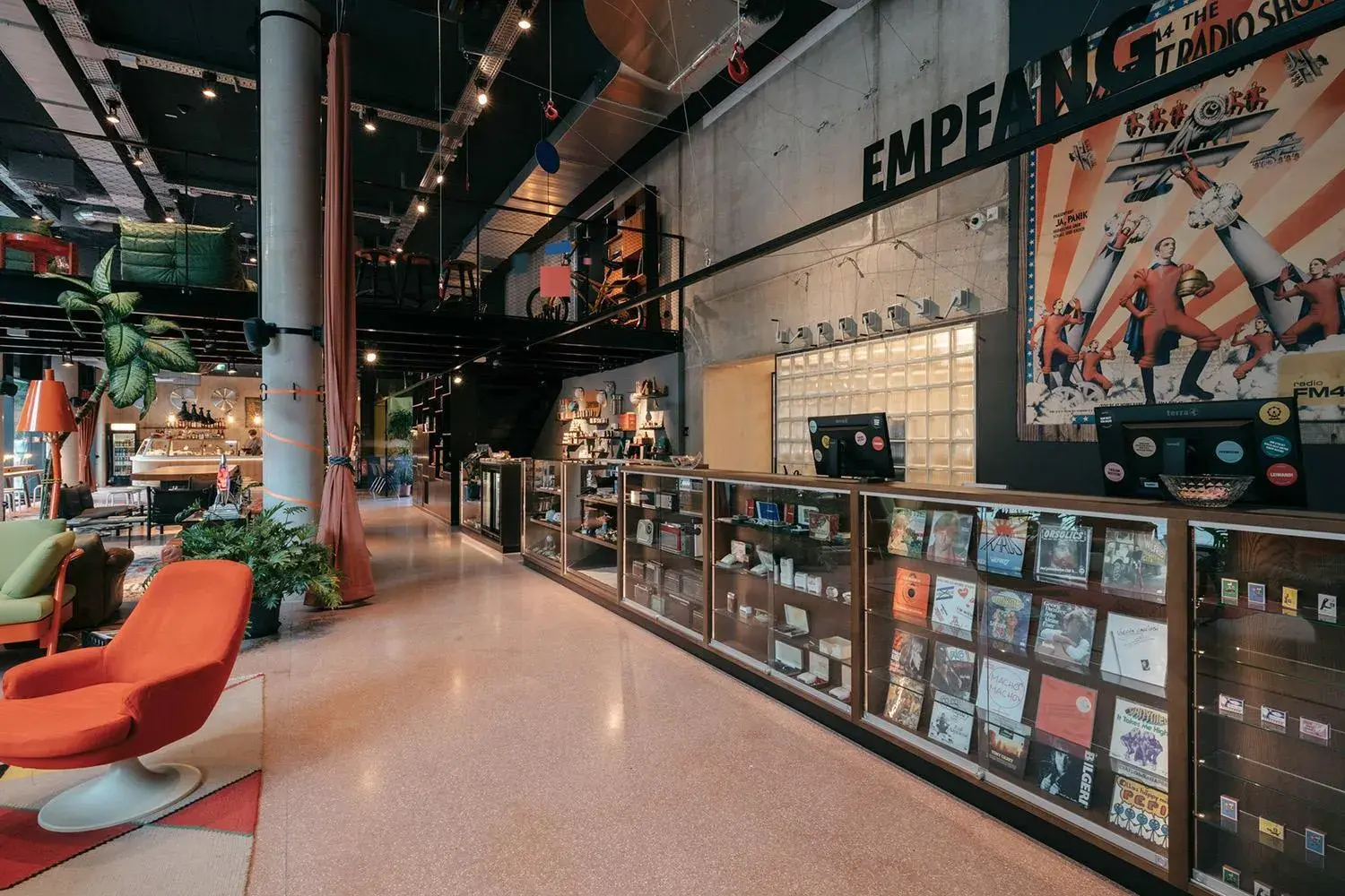 Lobby or reception in Superbude Wien Prater Lobby or reception in Superbude Wien Prater