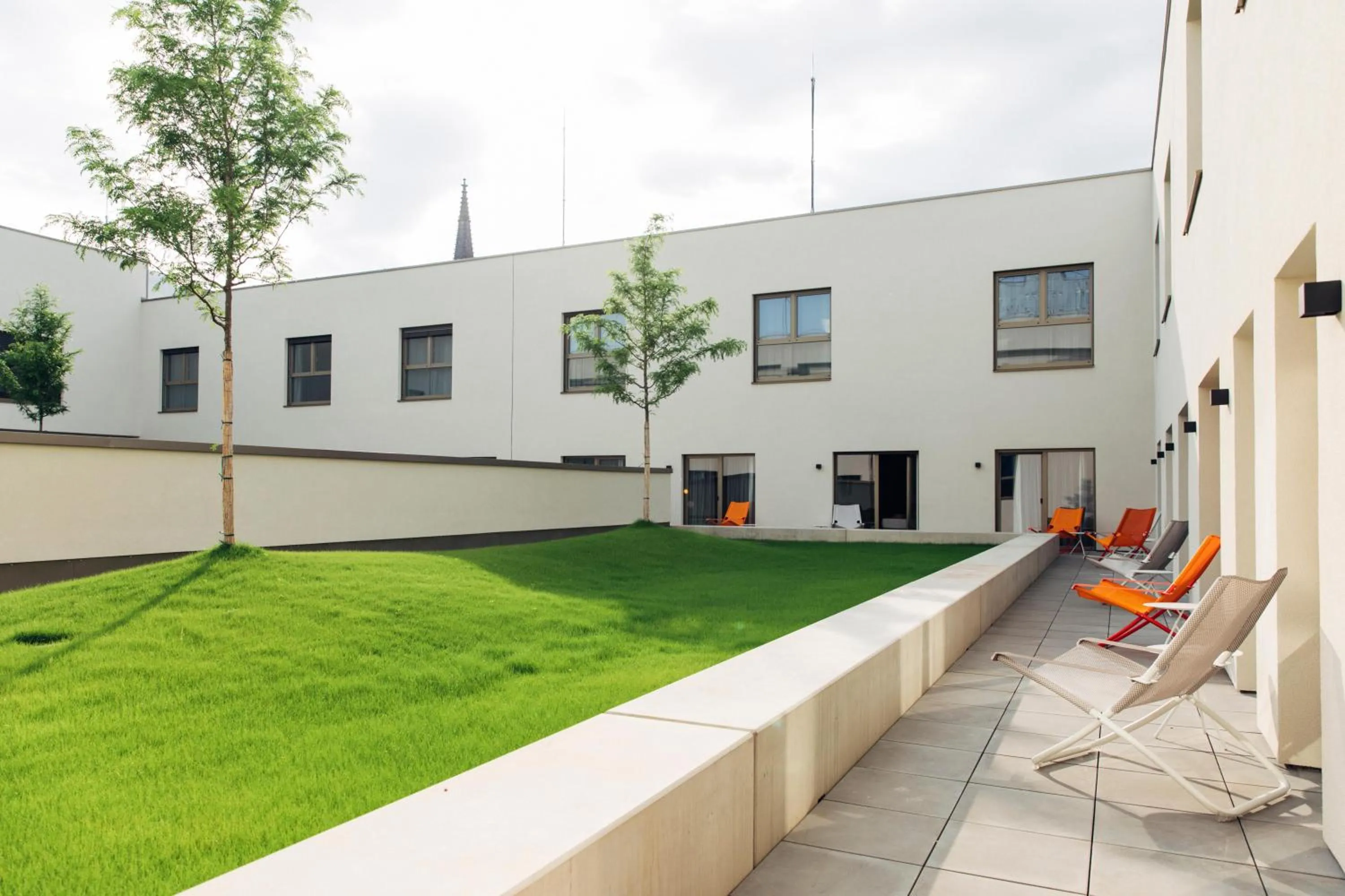 Balcony/Terrace in harry's home Steyr hotel & apartments