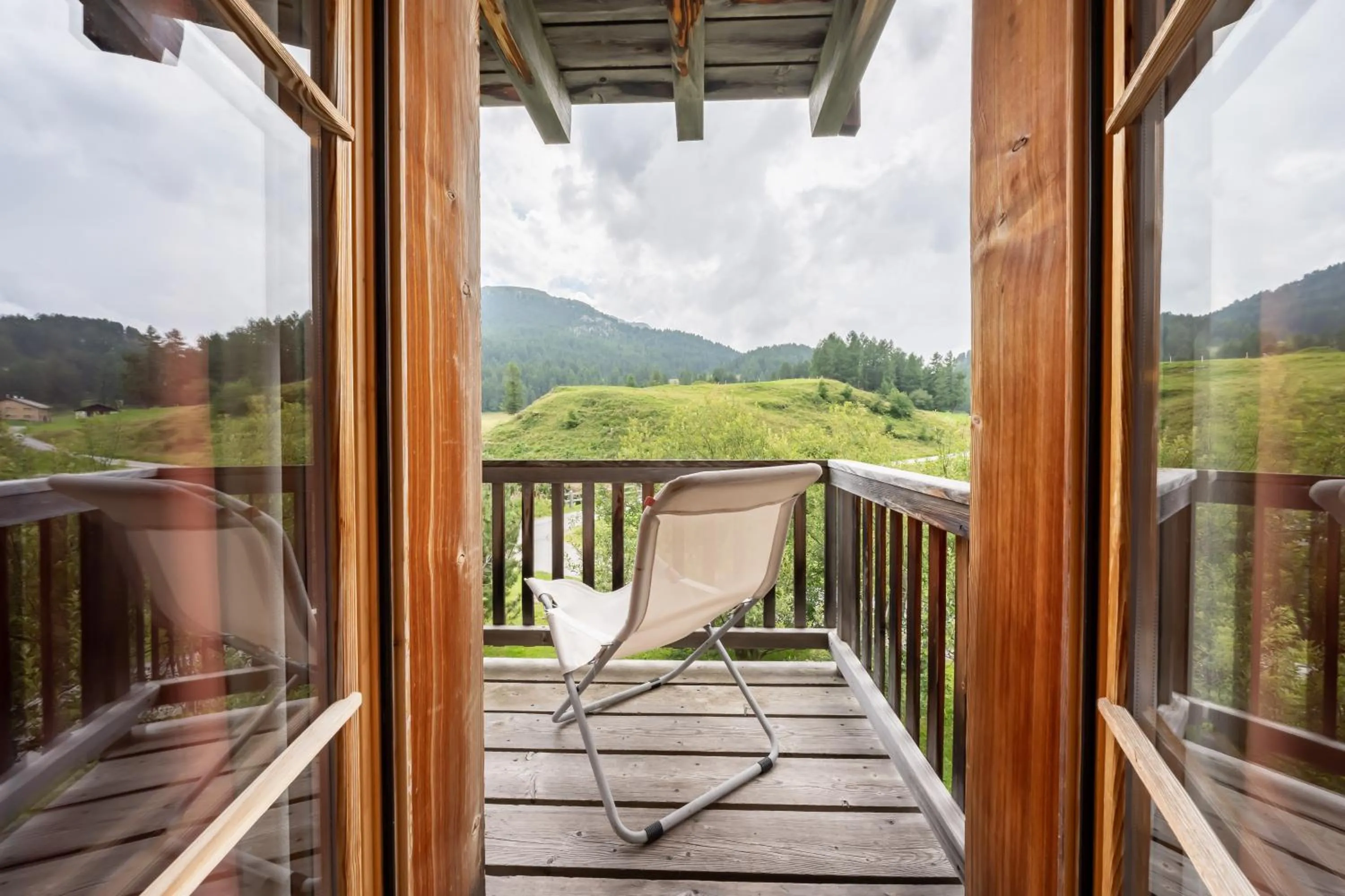 Balcony/Terrace in Hotel Chesa Pool