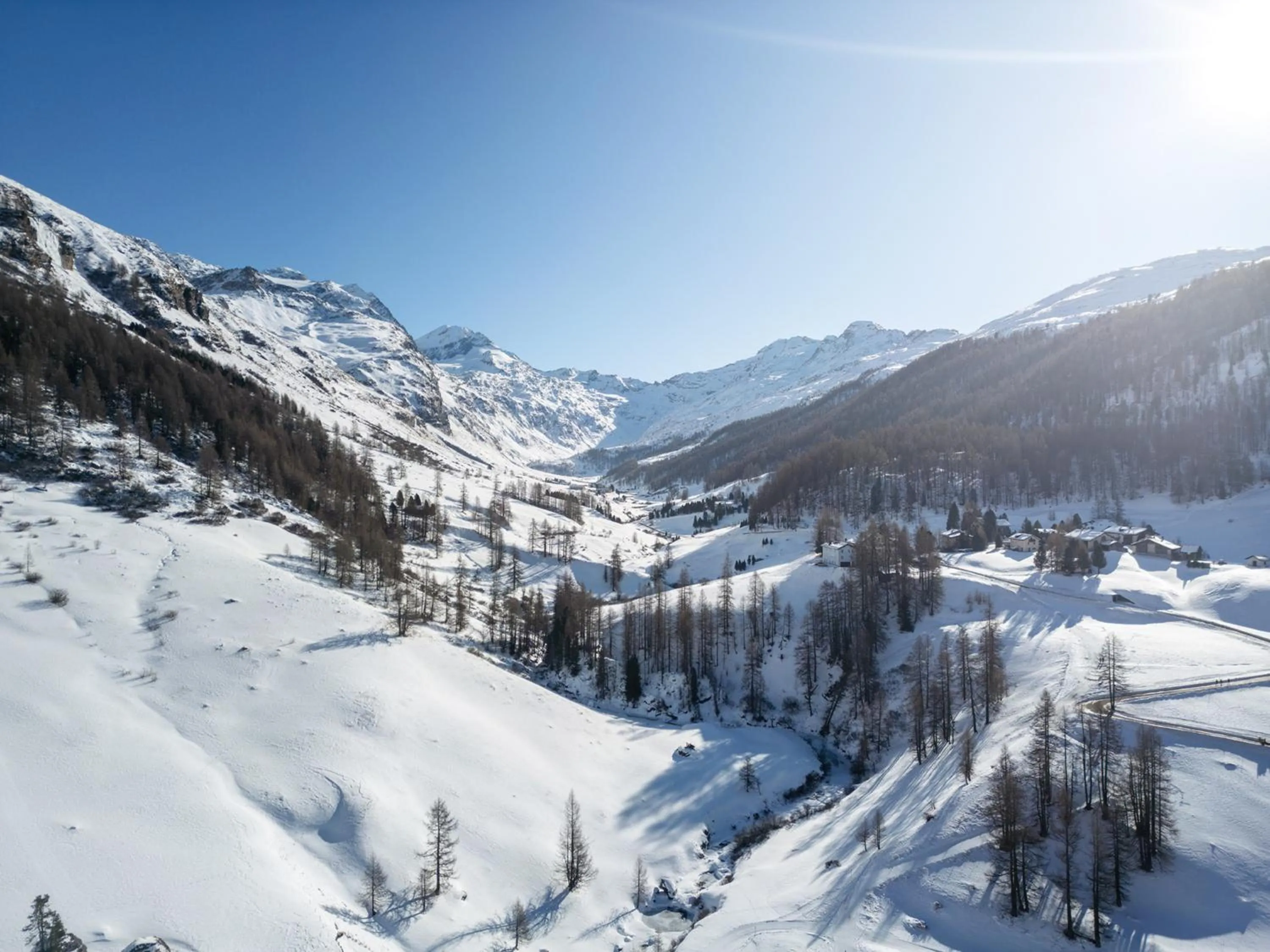 Natural landscape in Hotel Chesa Pool