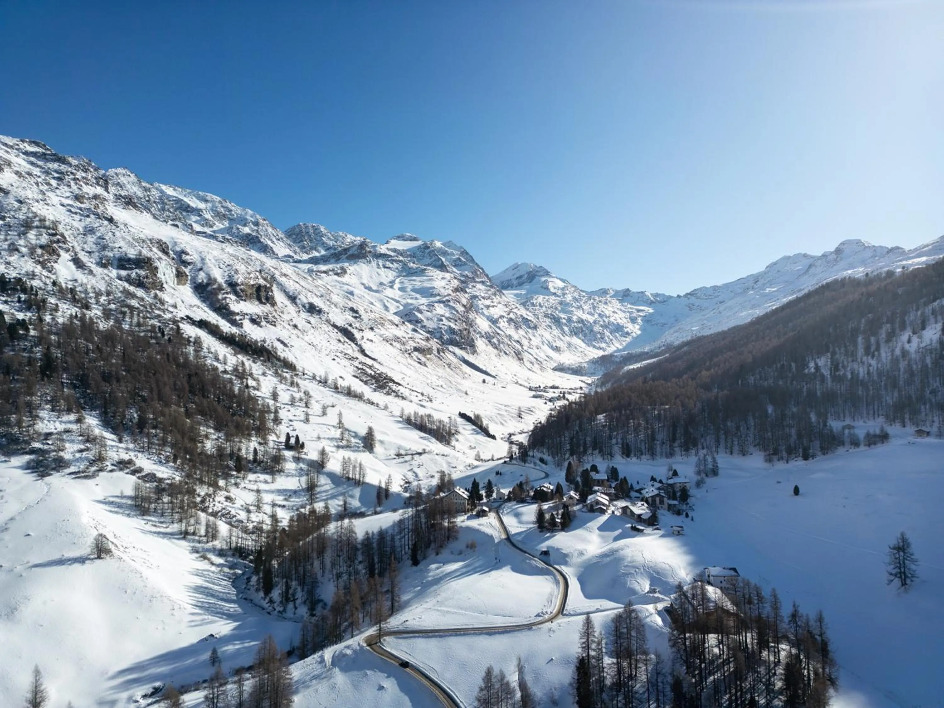 Natural landscape in Hotel Chesa Pool