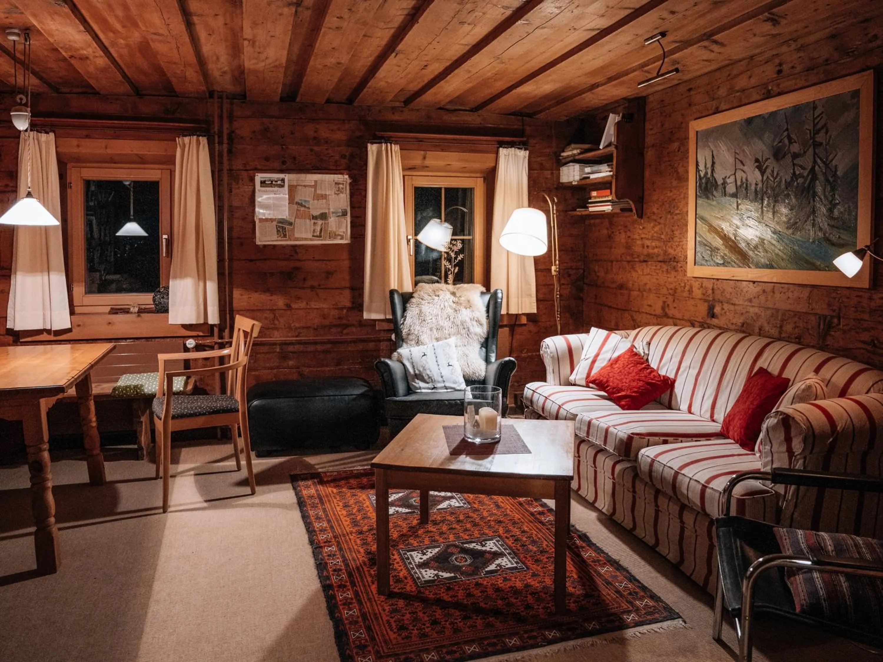 Living room in Hotel Chesa Pool