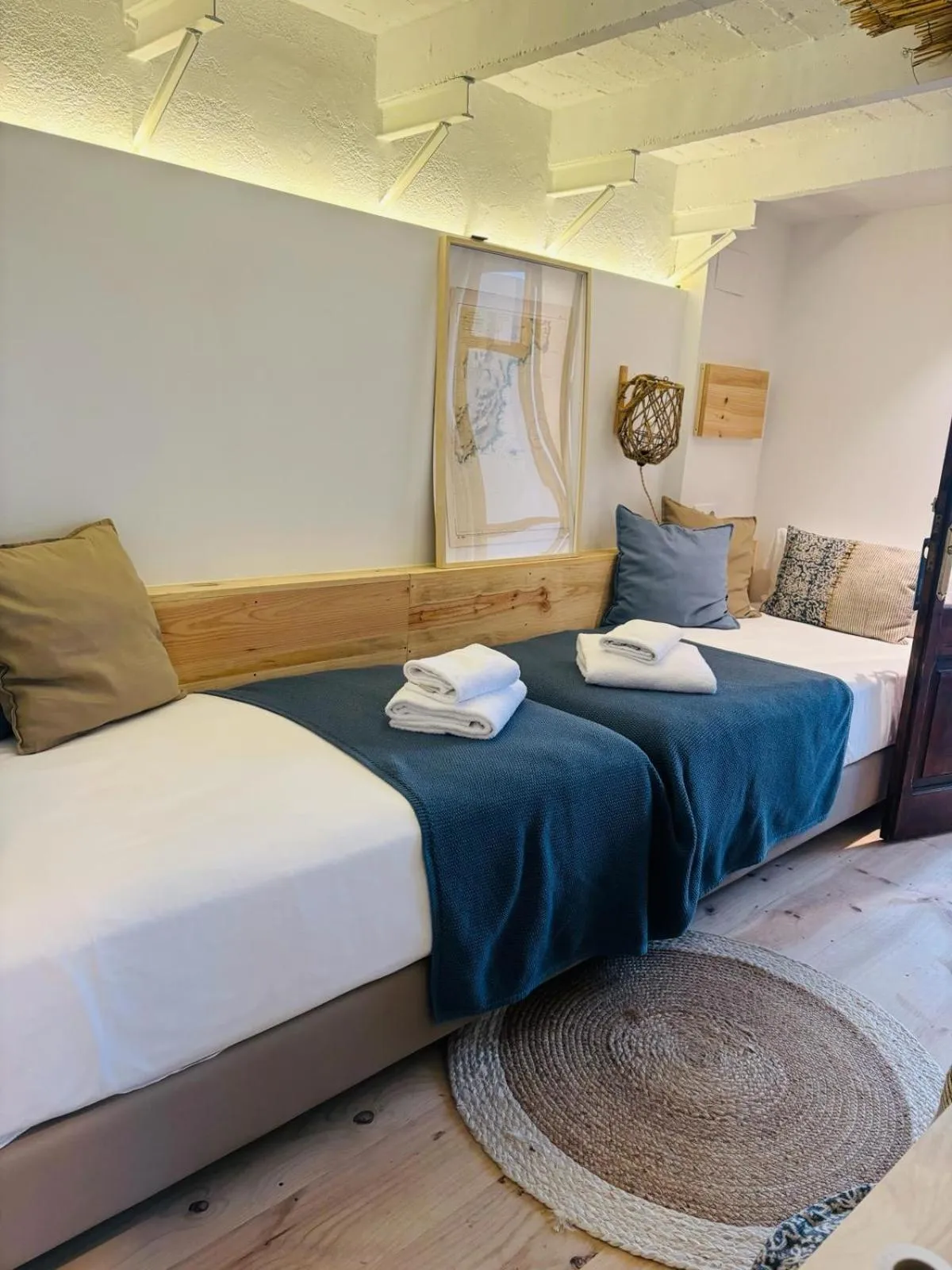 Bed in Hostal Sa Teula