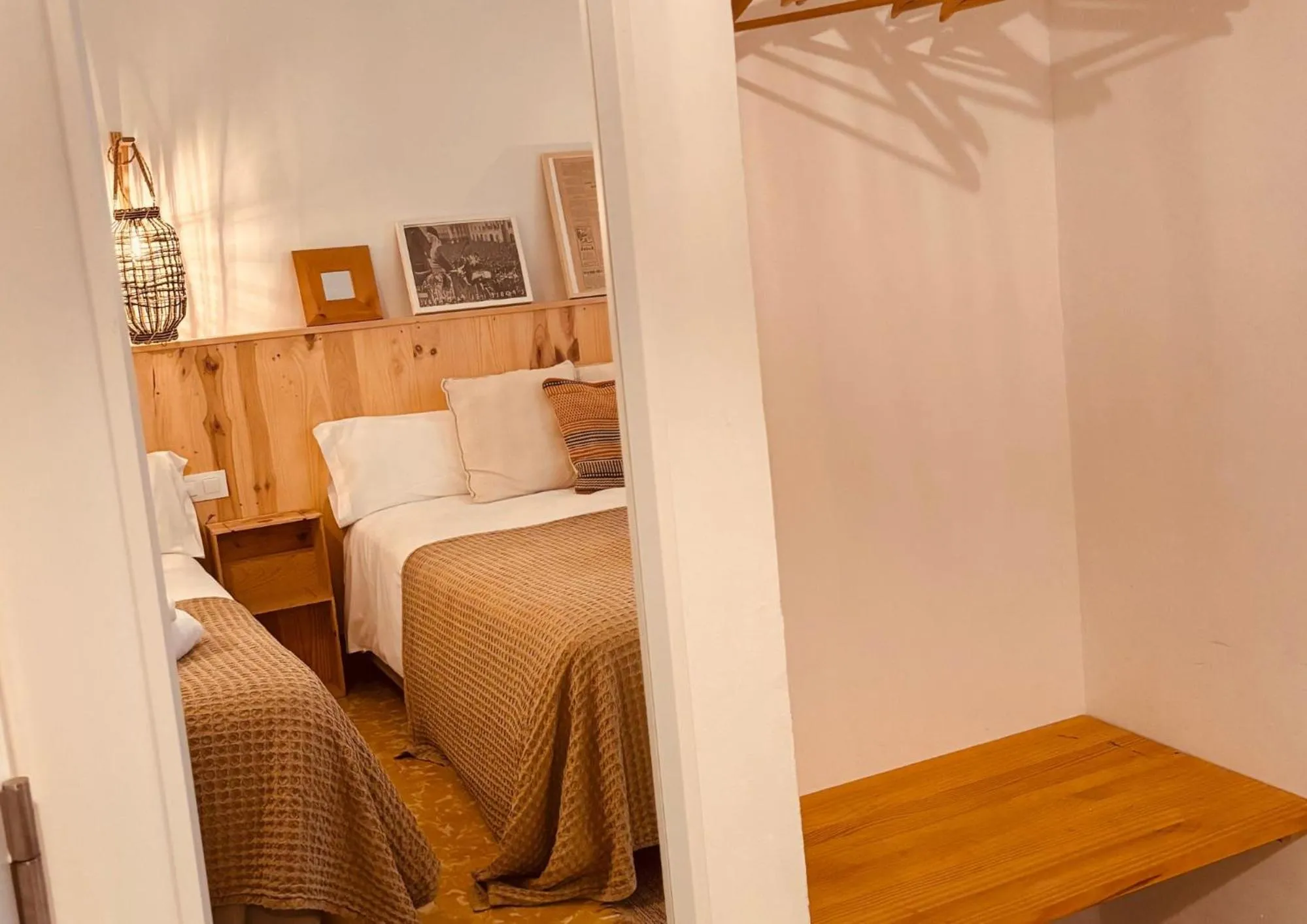 Bed in Hostal Sa Teula