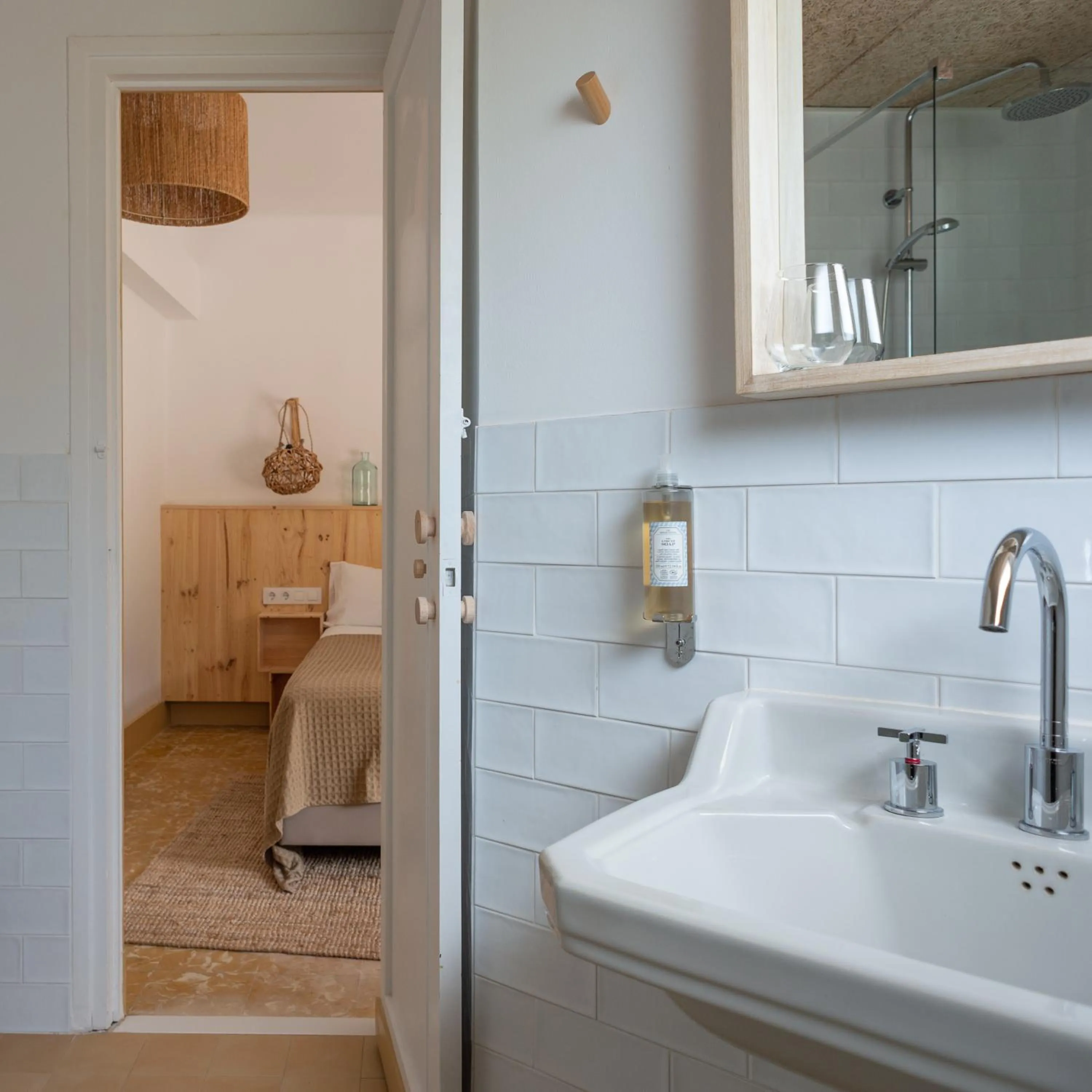 Bathroom in Hostal Sa Teula