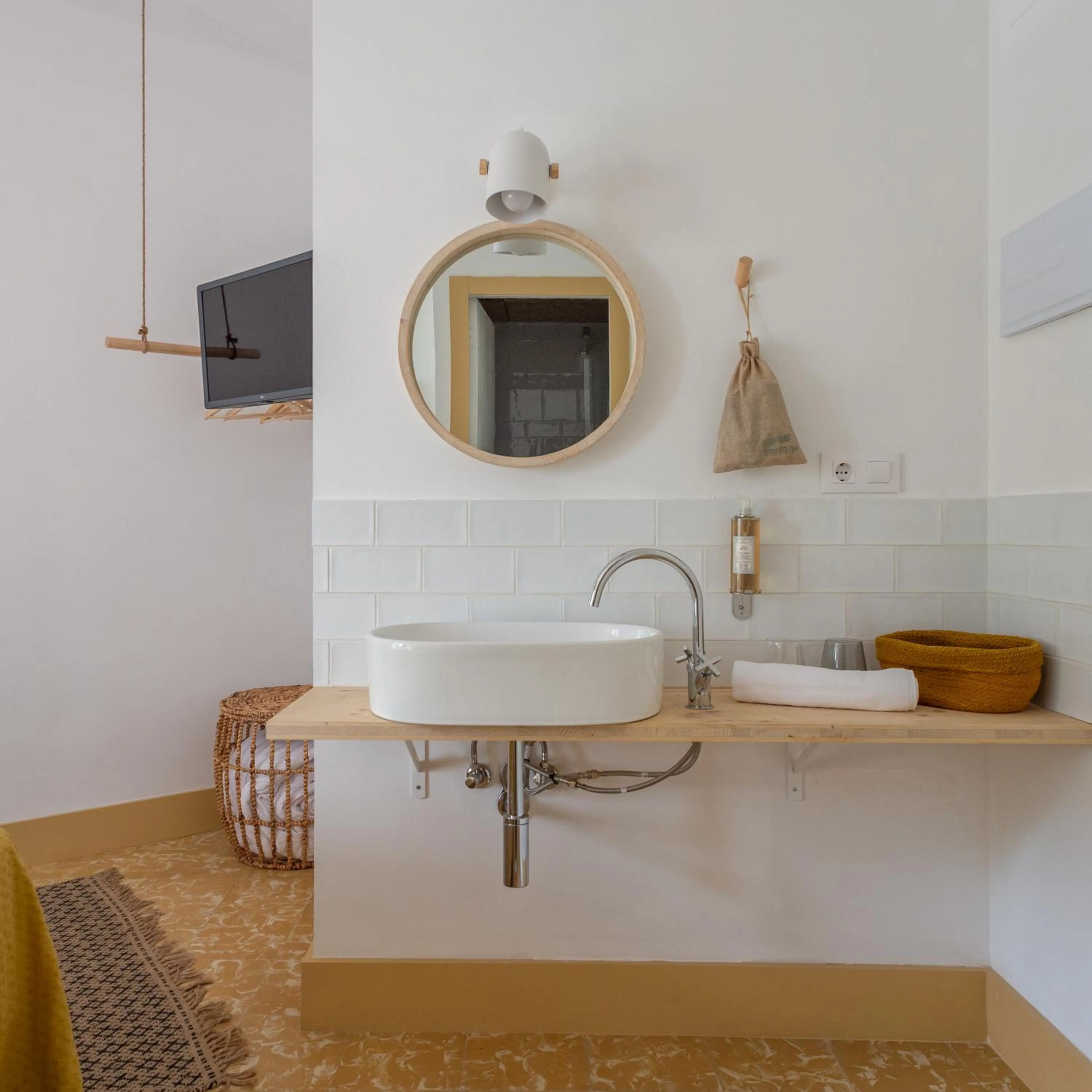 Bathroom in Hostal Sa Teula