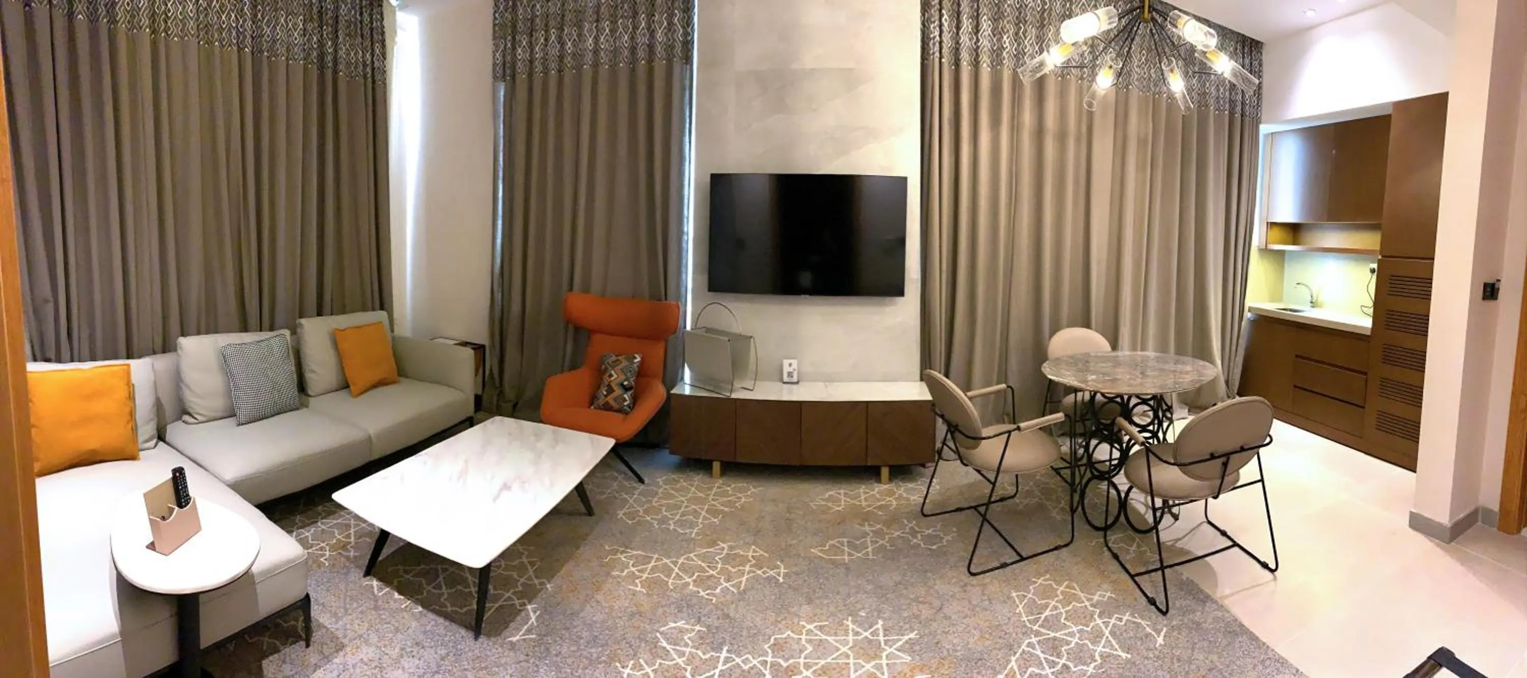 Seating area in Grand Plaza Hotel - KAFD Riyadh