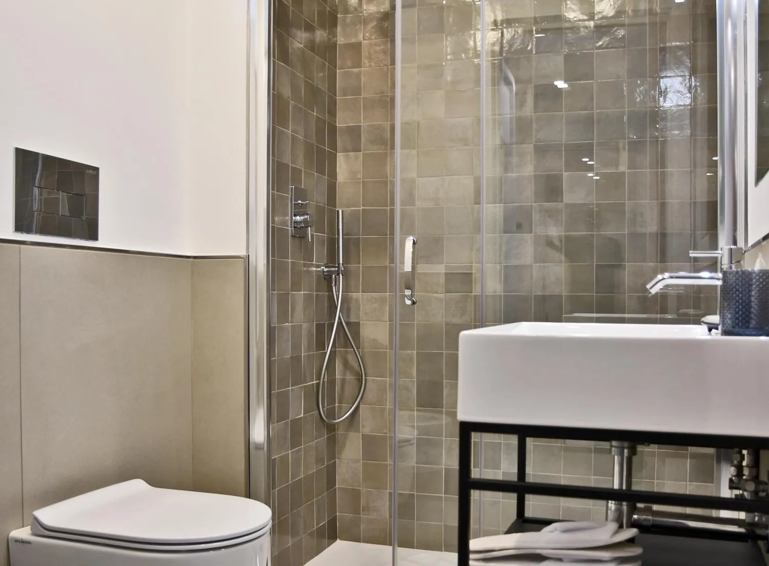 Shower in Seaside Hotel