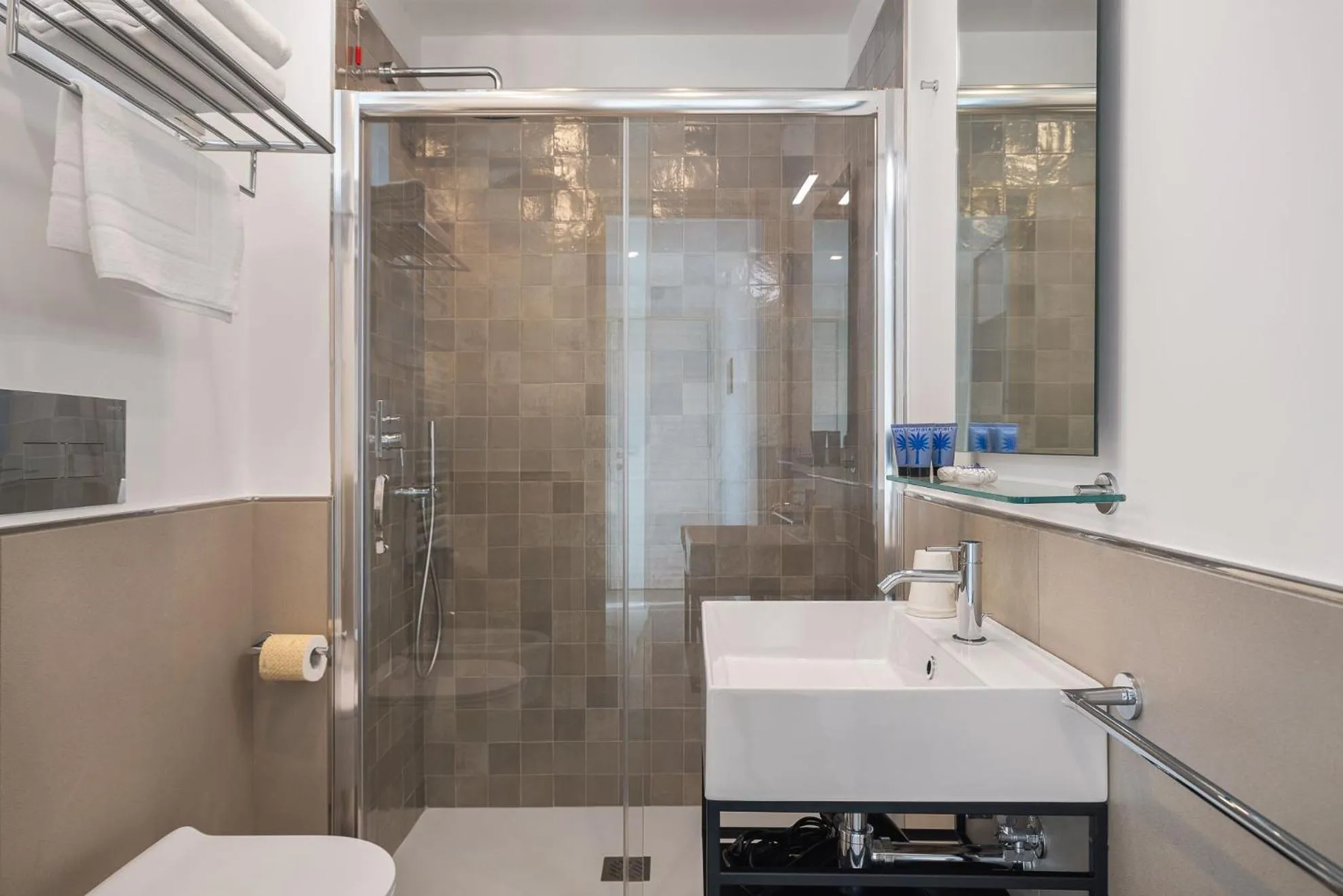 Shower in Seaside Hotel