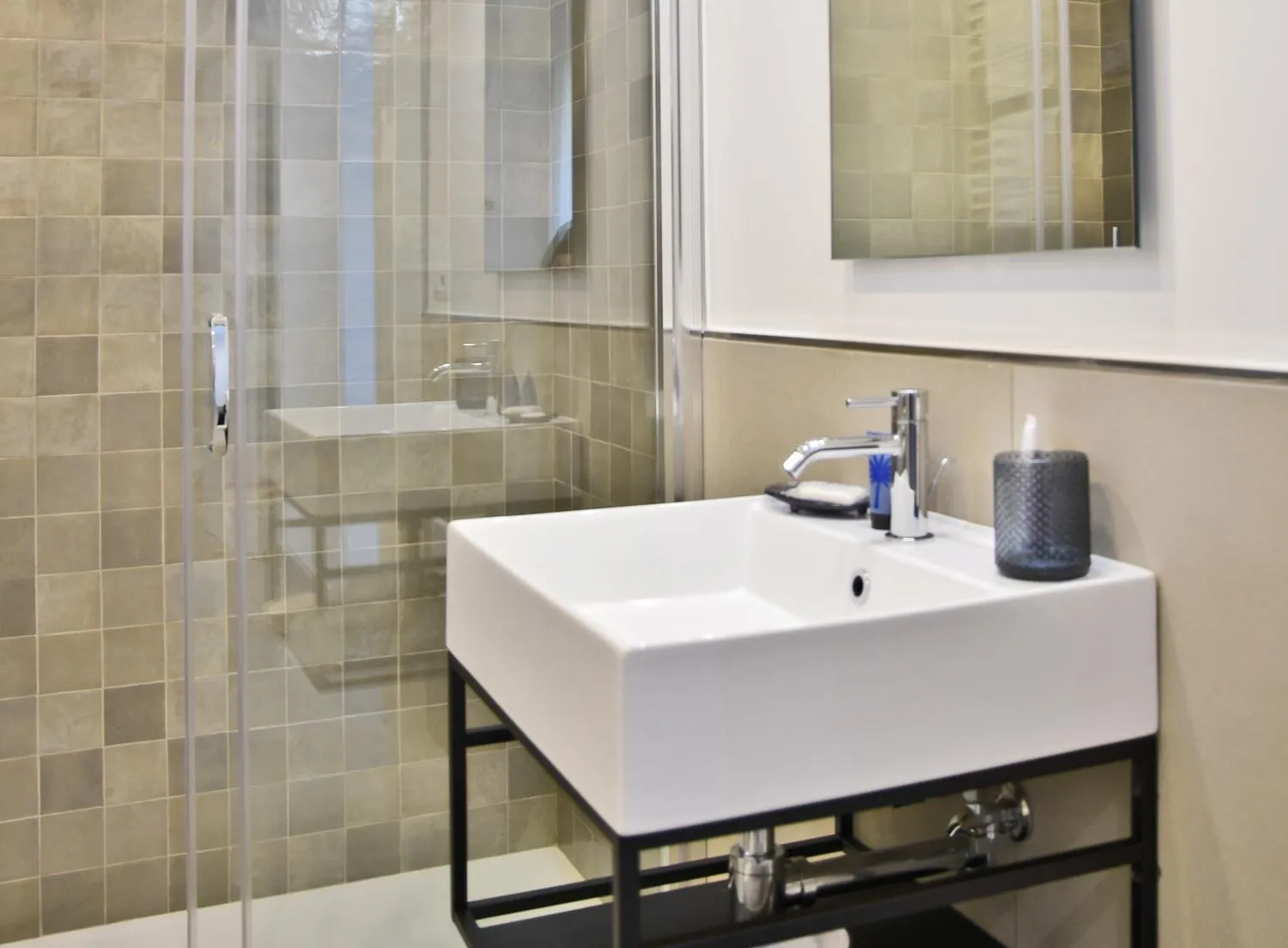 Shower in Seaside Hotel