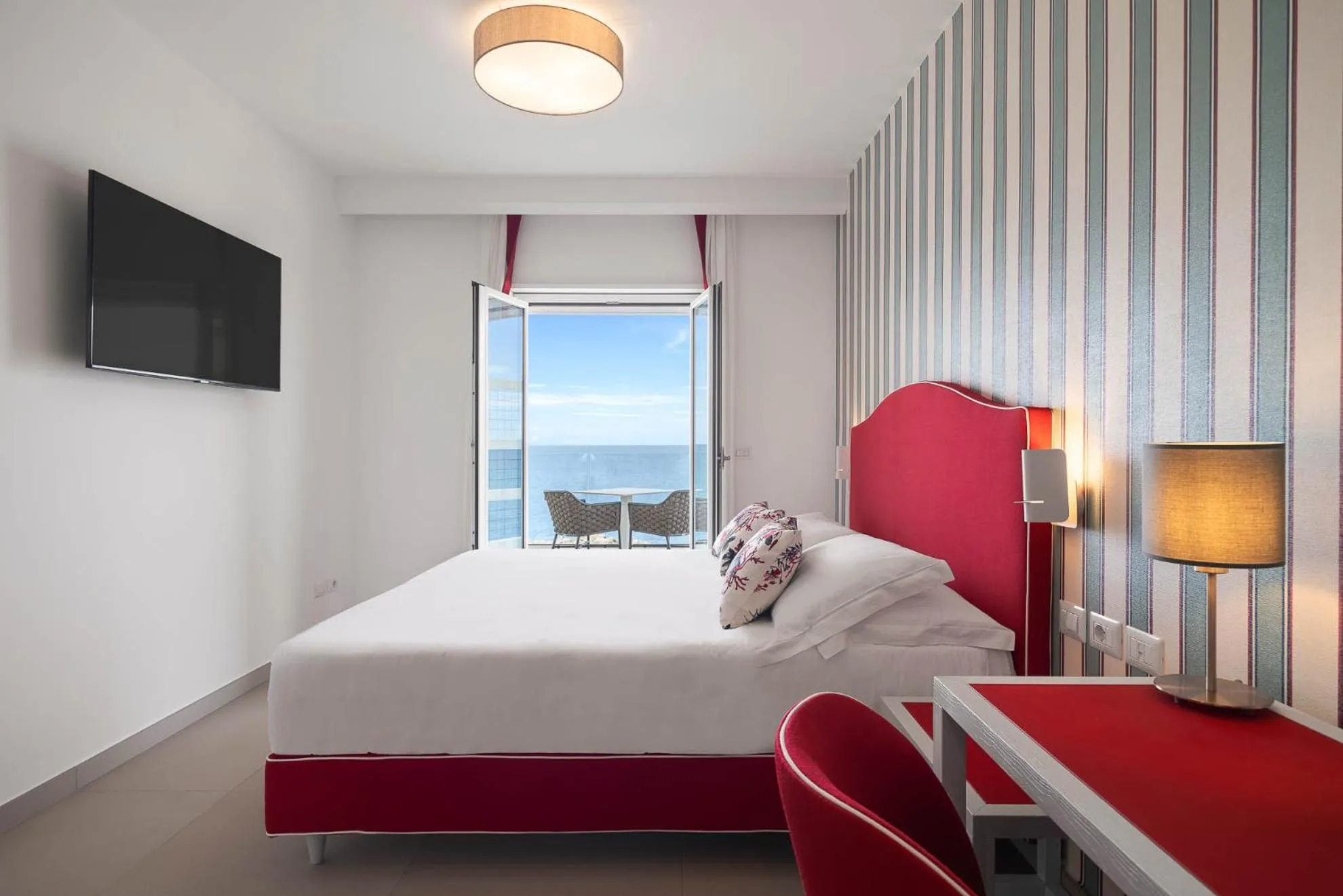 Bed in Seaside Hotel