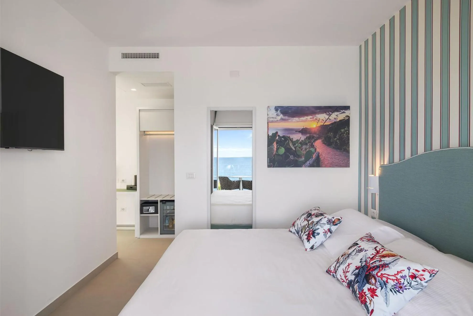 Bed in Seaside Hotel