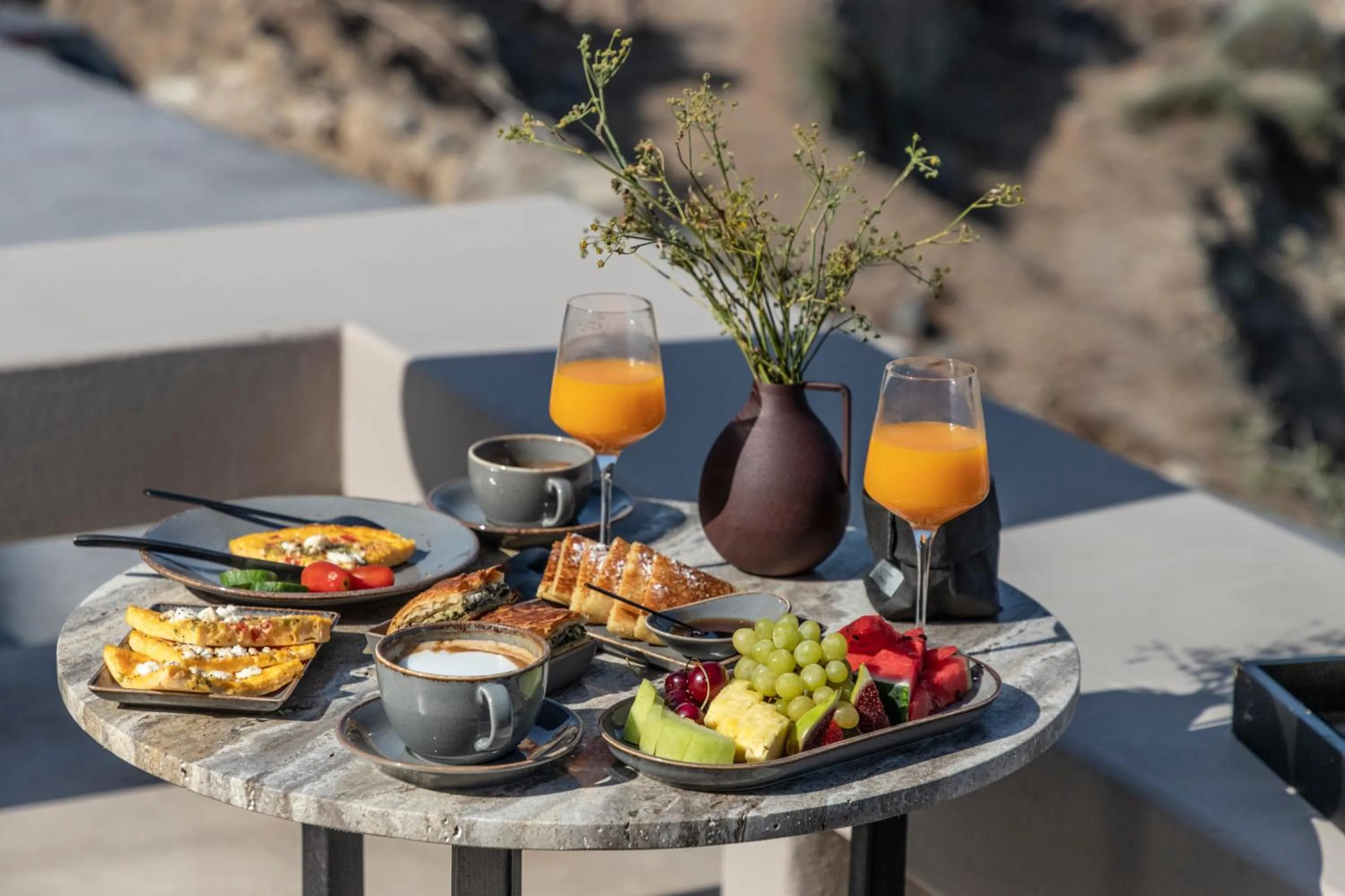 Breakfast in Nimbus Santorini