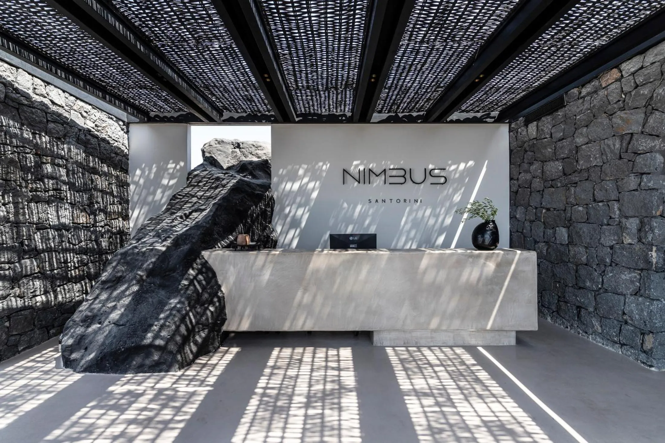 Lobby or reception in Nimbus Santorini