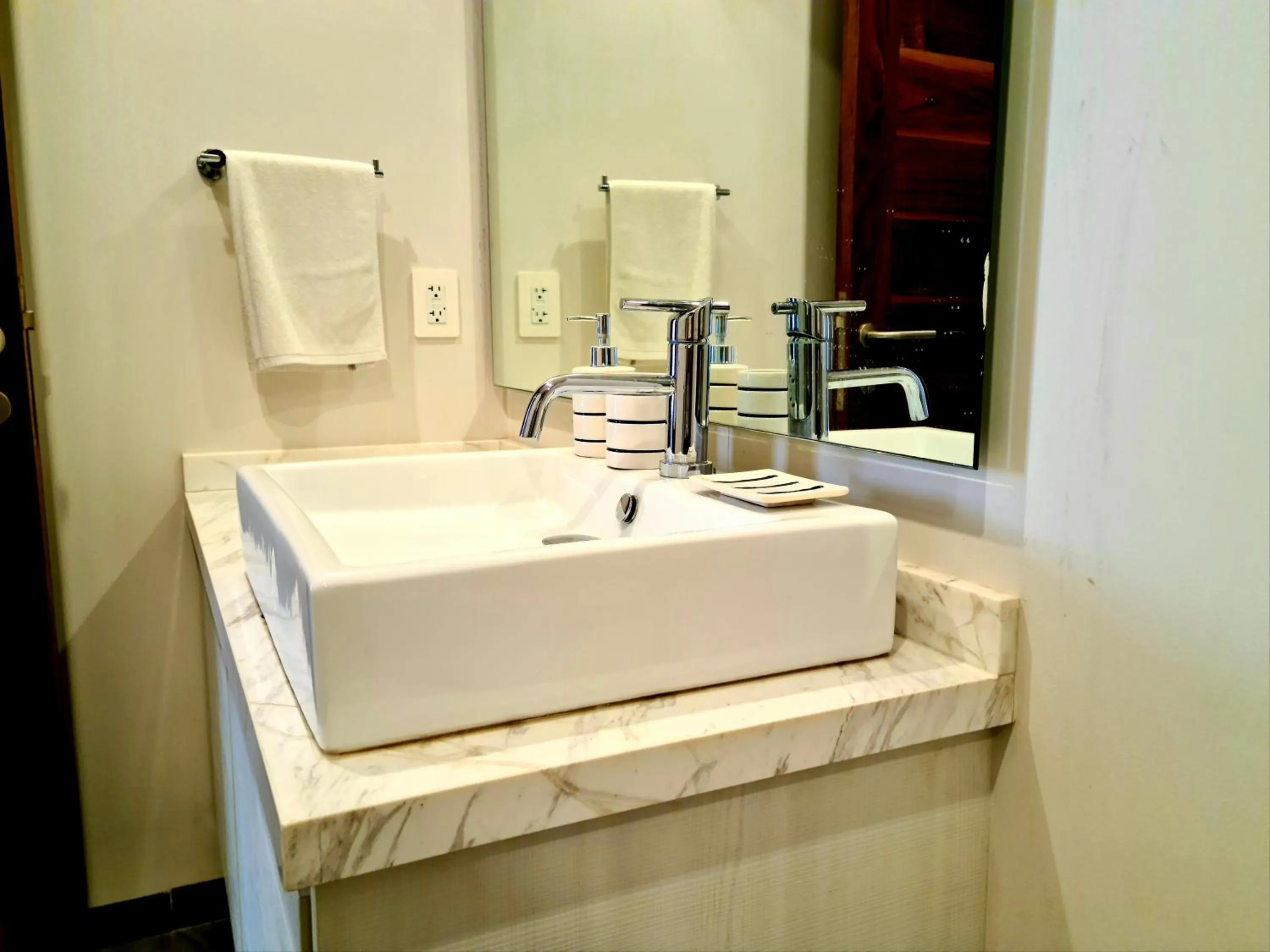 Bathroom in The Gallery Condos Discover Playa del Carmen from The Gallery Condos steps to the beach