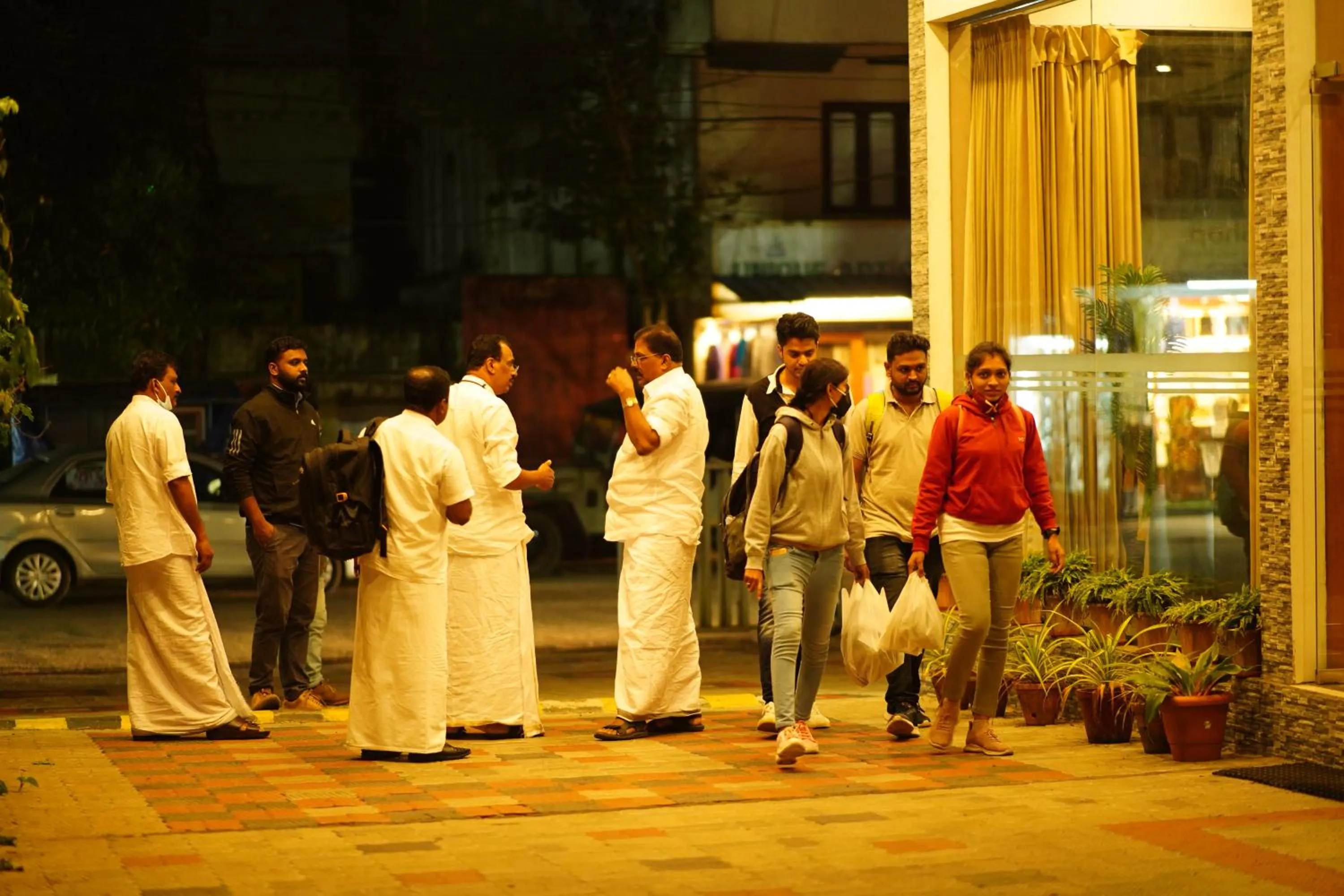 People in The Patio Thekkady