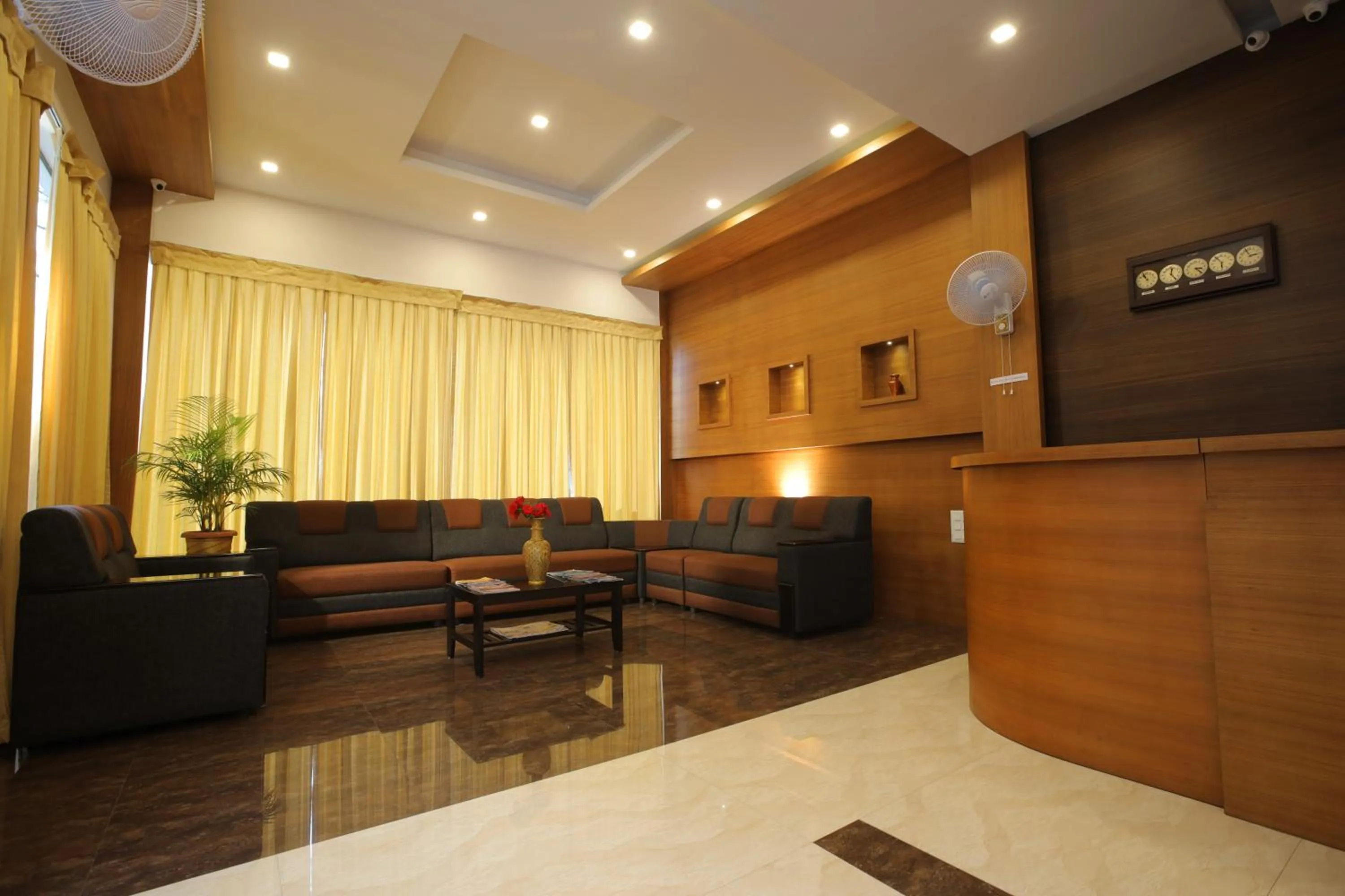 Lobby or reception in The Patio Thekkady