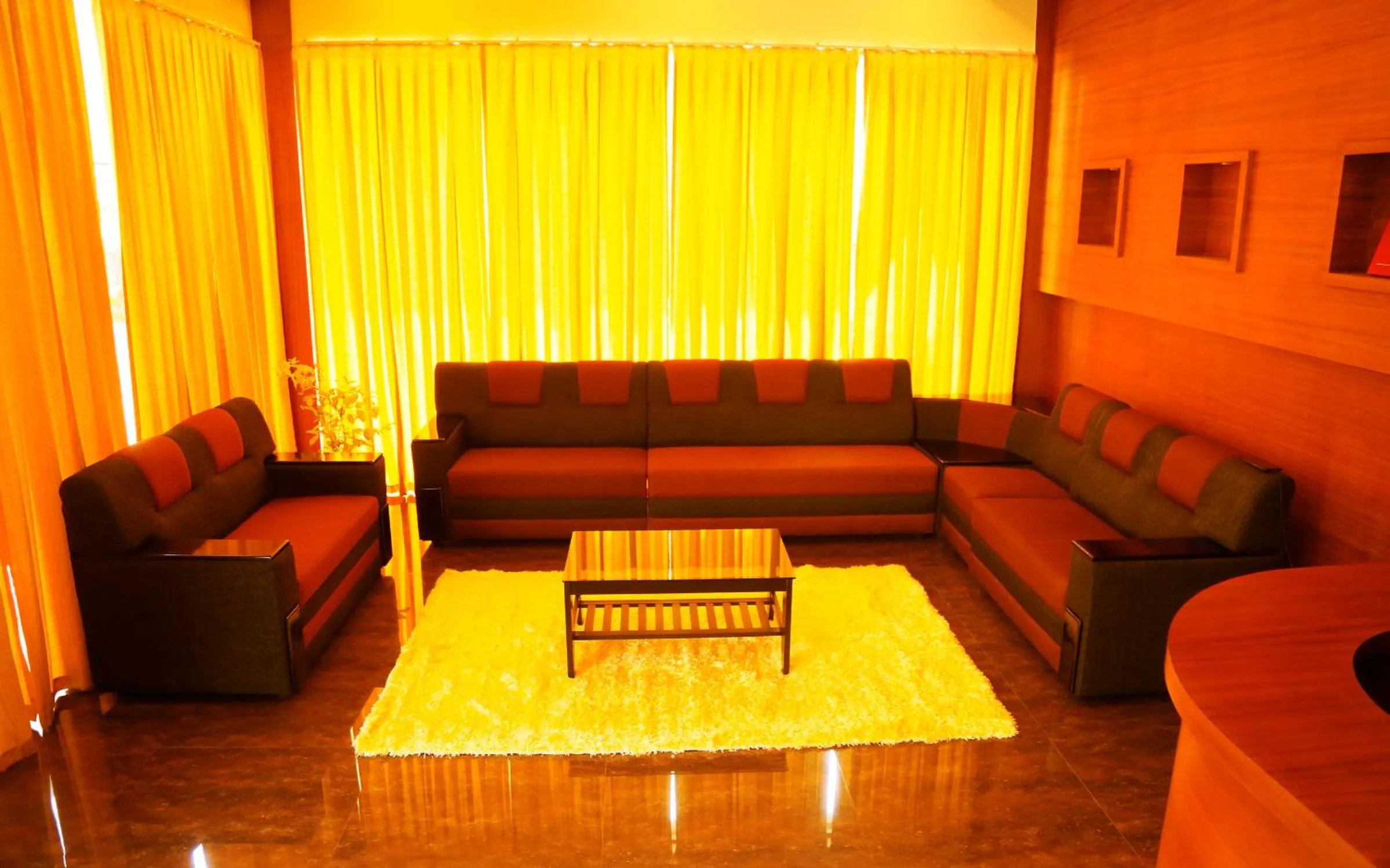 Living room in The Patio Thekkady