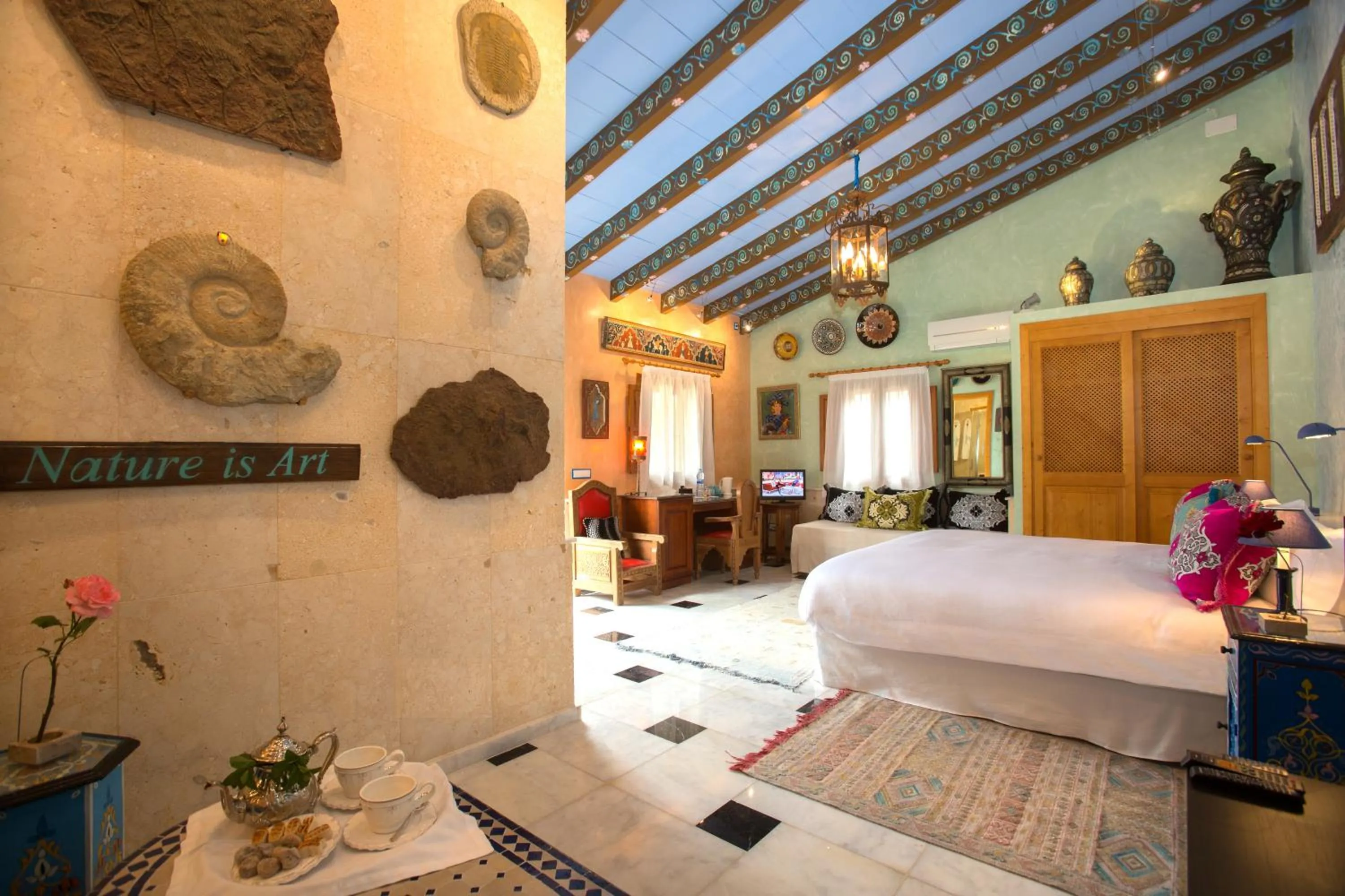 Photo of the whole room, Bed in Es Revellar Art Resort - Adults Only