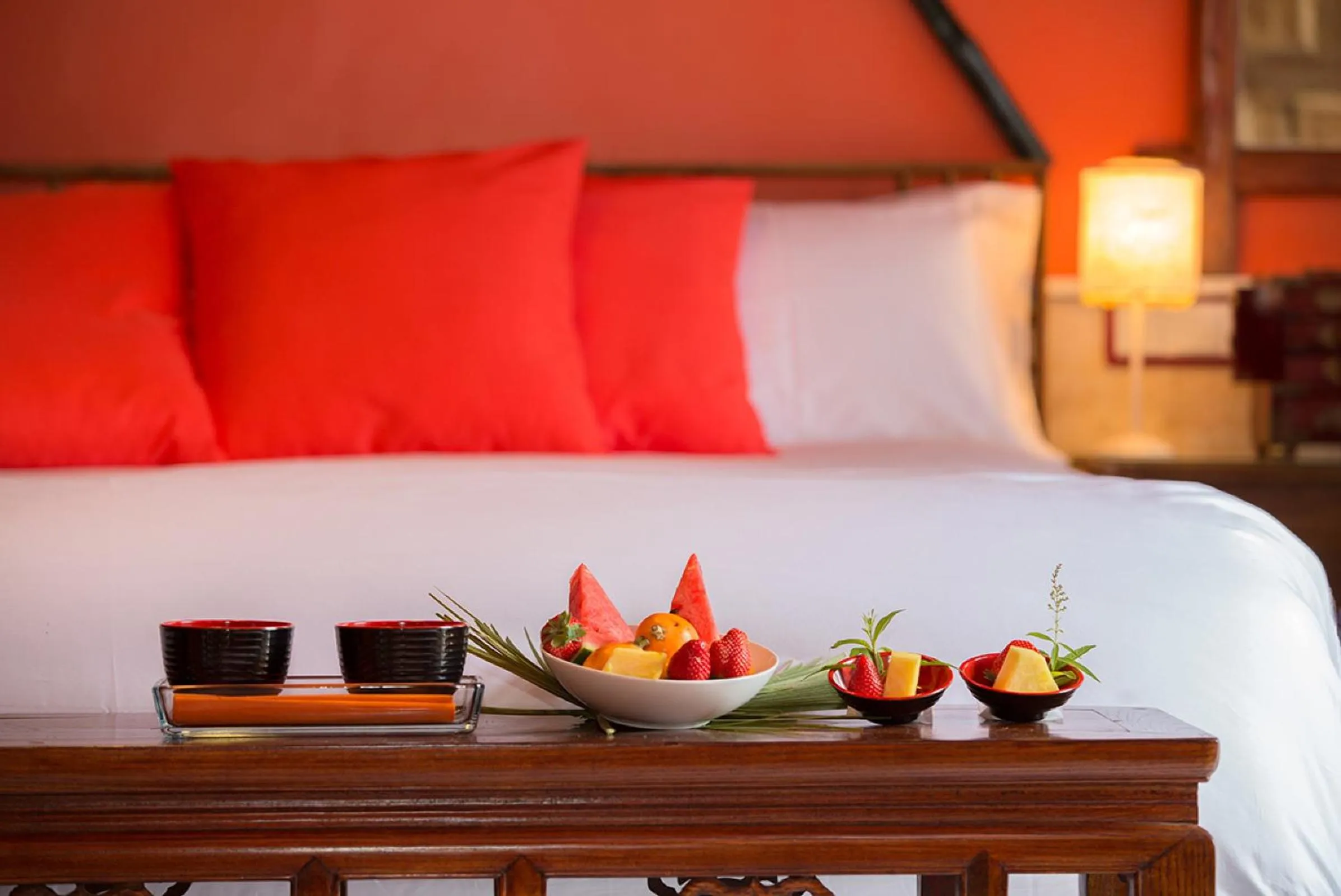 Bed in Es Revellar Art Resort - Adults Only