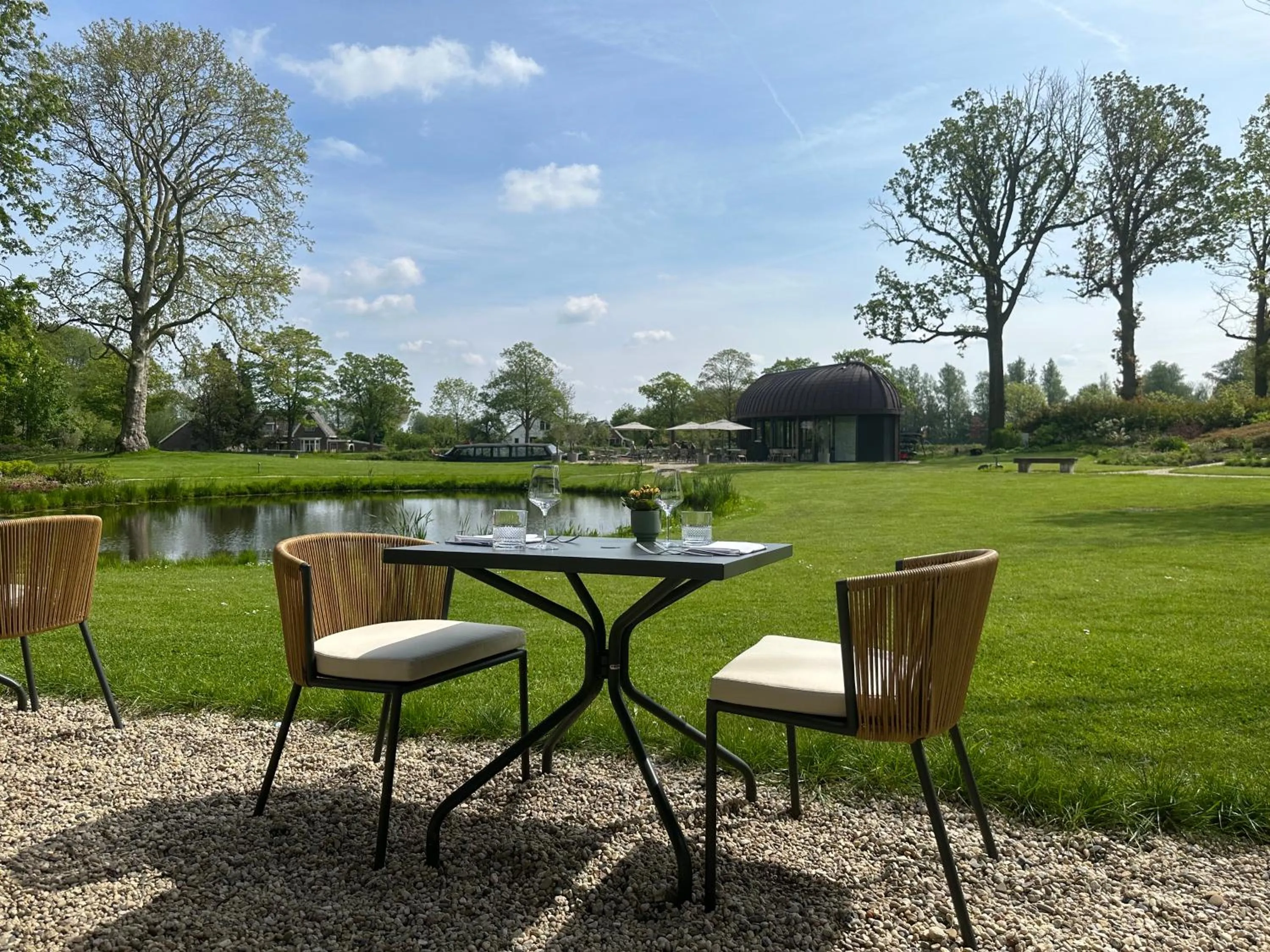 Garden in Hotel Flora Batava