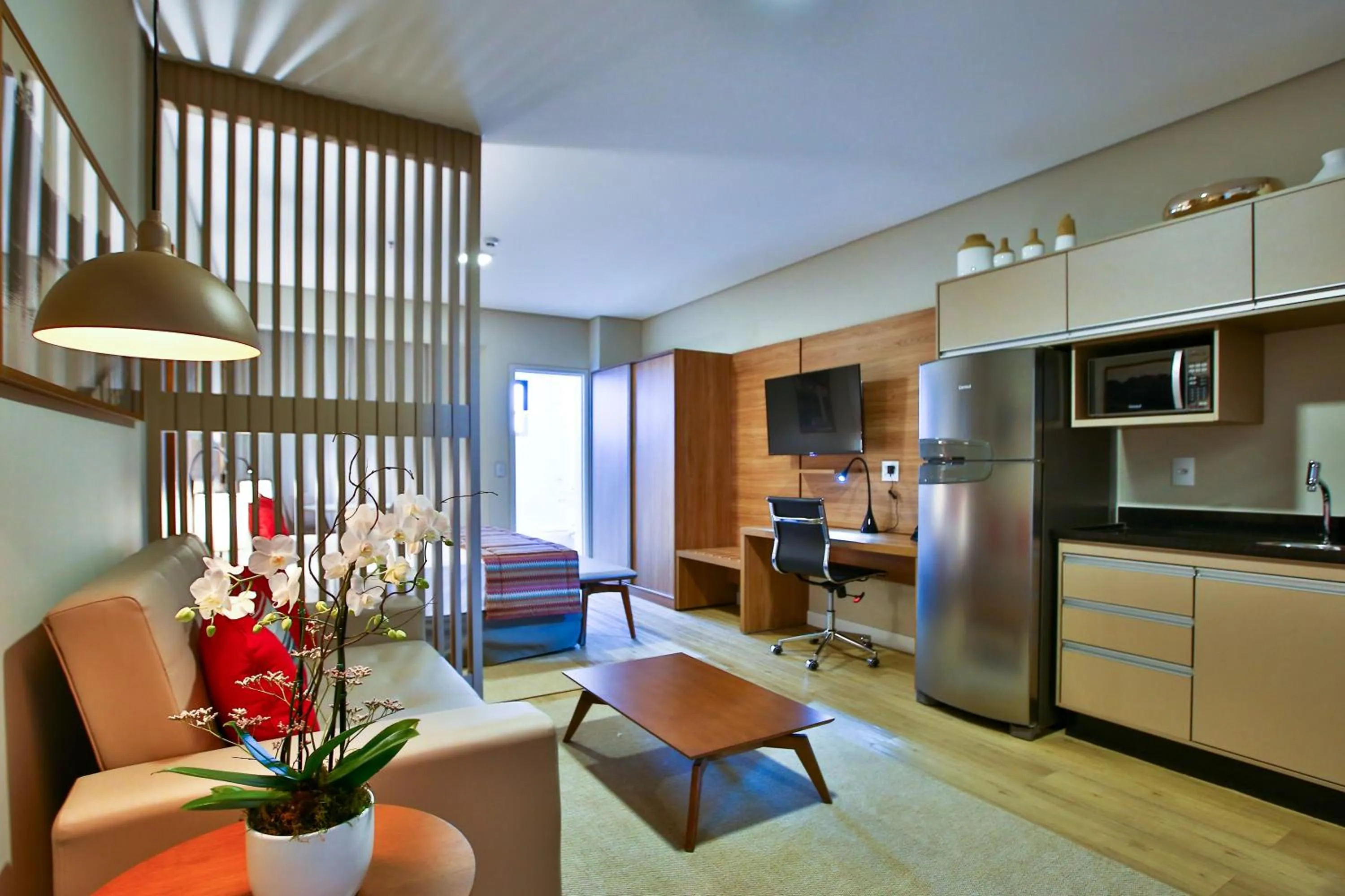 Kitchen or kitchenette in Comfort Suites São José do Rio Preto