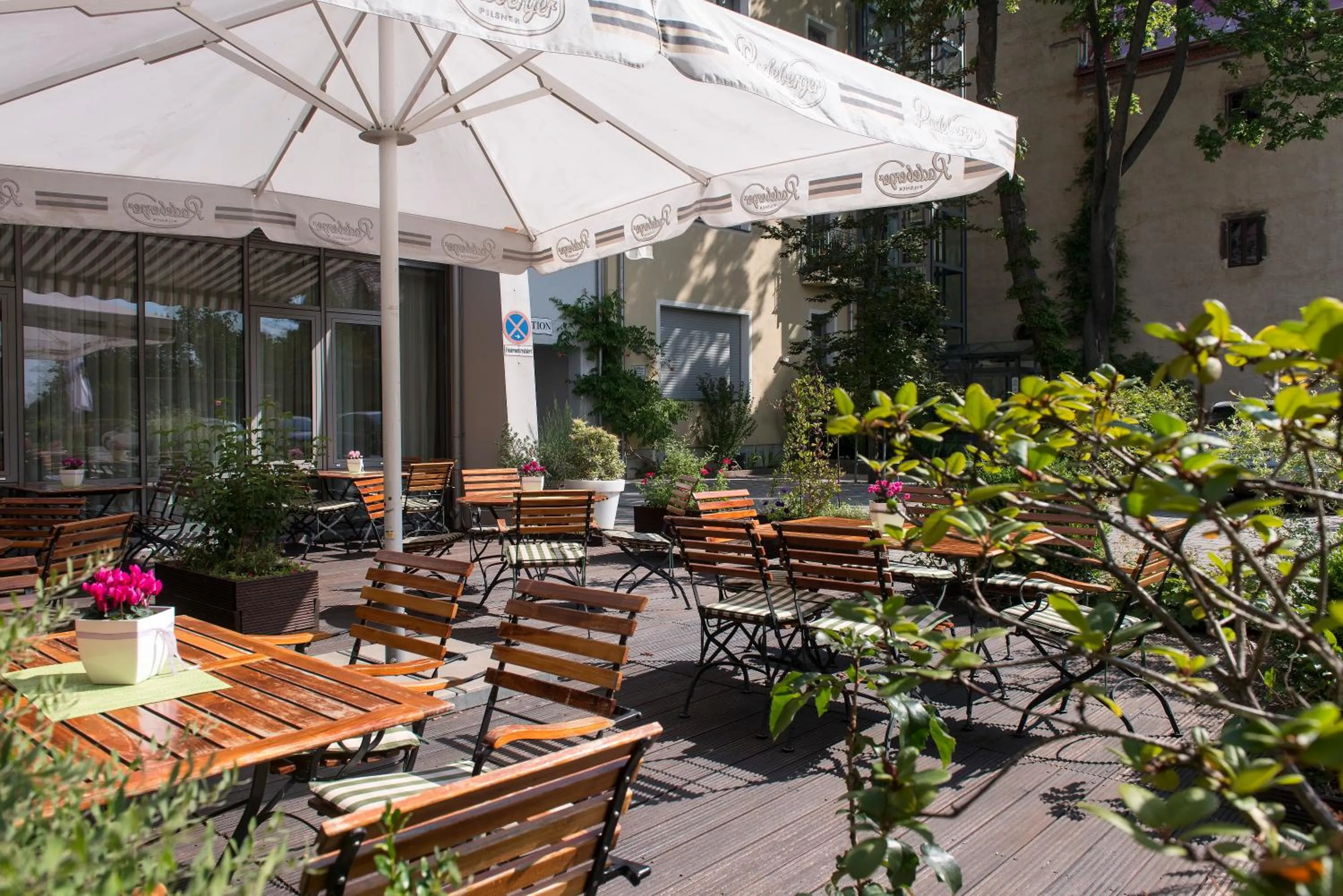 Patio in Best Western Soibelmanns Lutherstadt Wittenberg