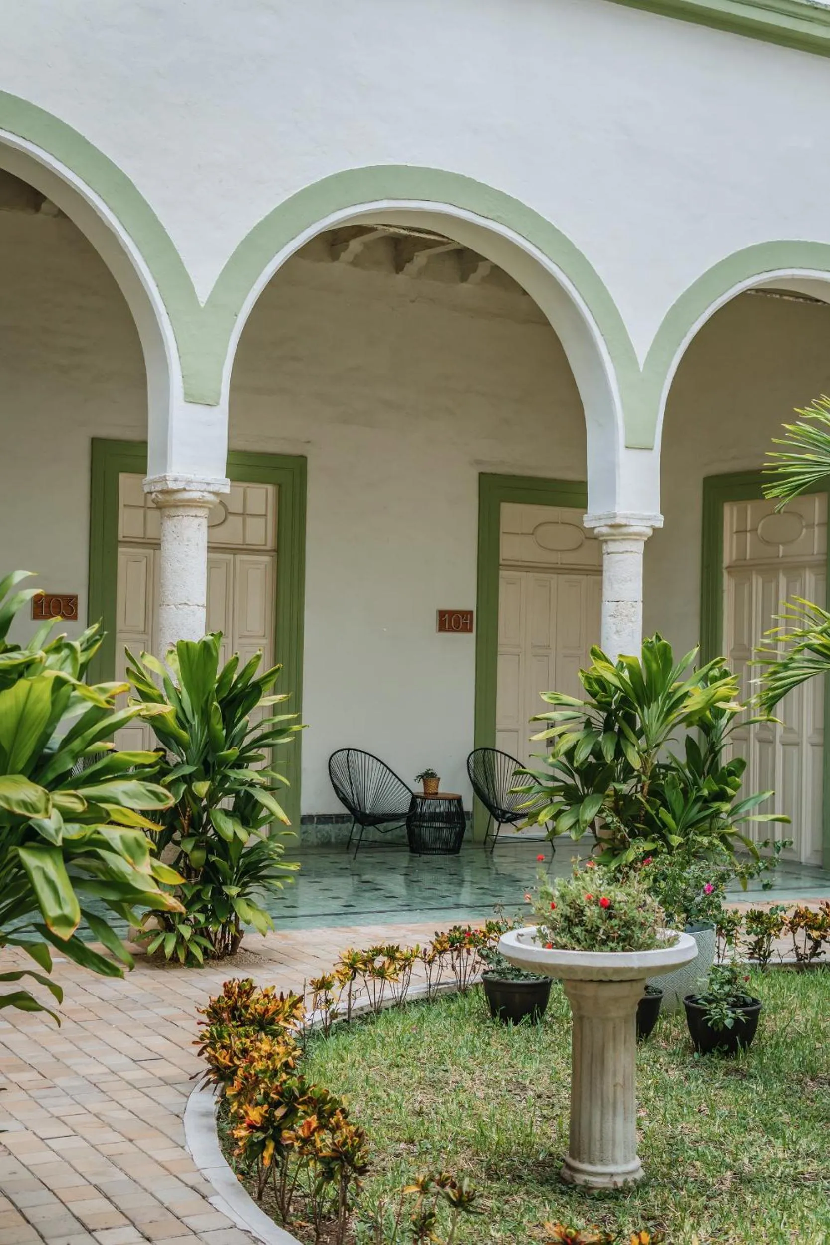 Garden in Hotel Boutique La Casona by Kavia