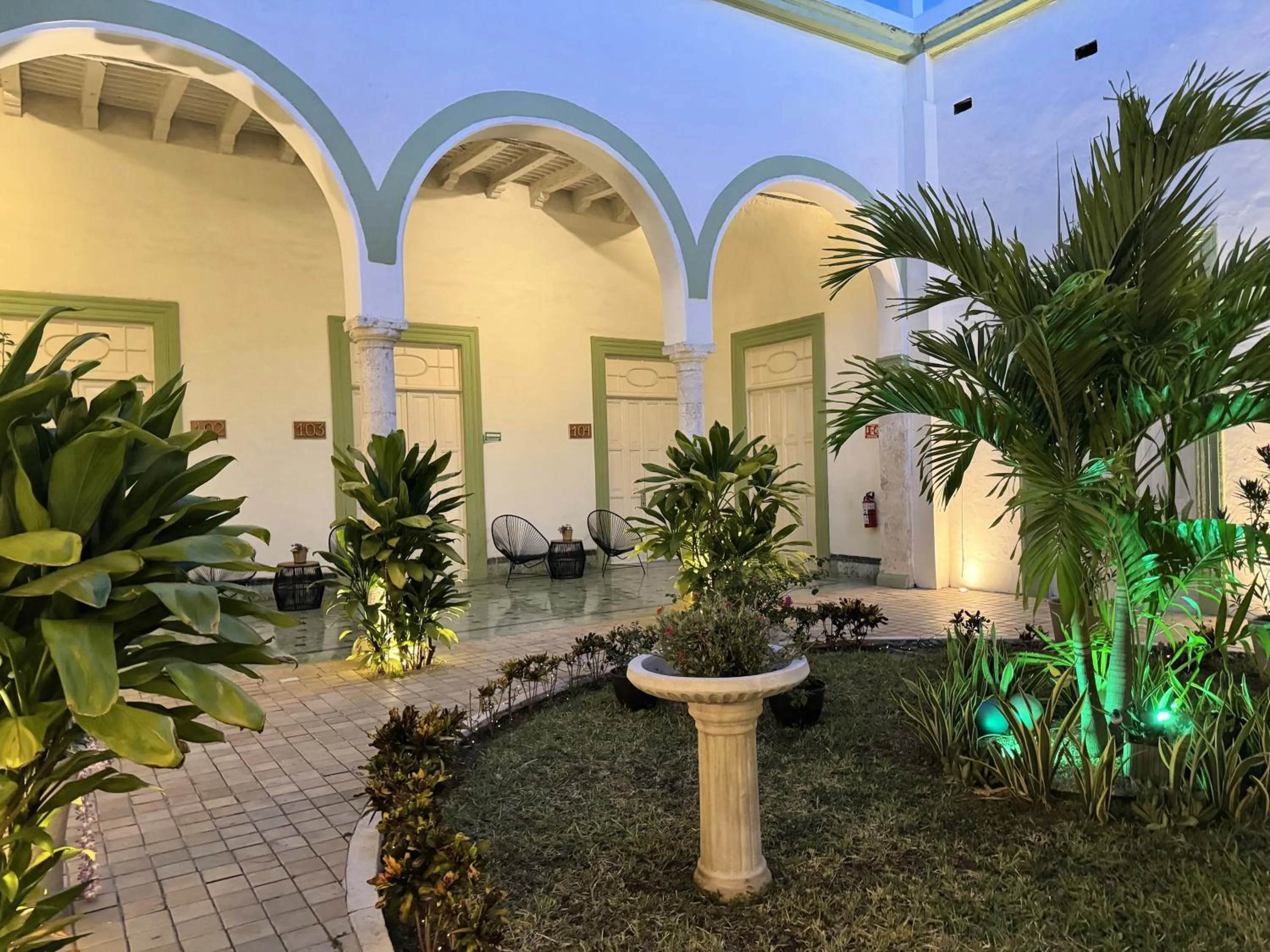 Patio in Hotel Boutique La Casona by Kavia