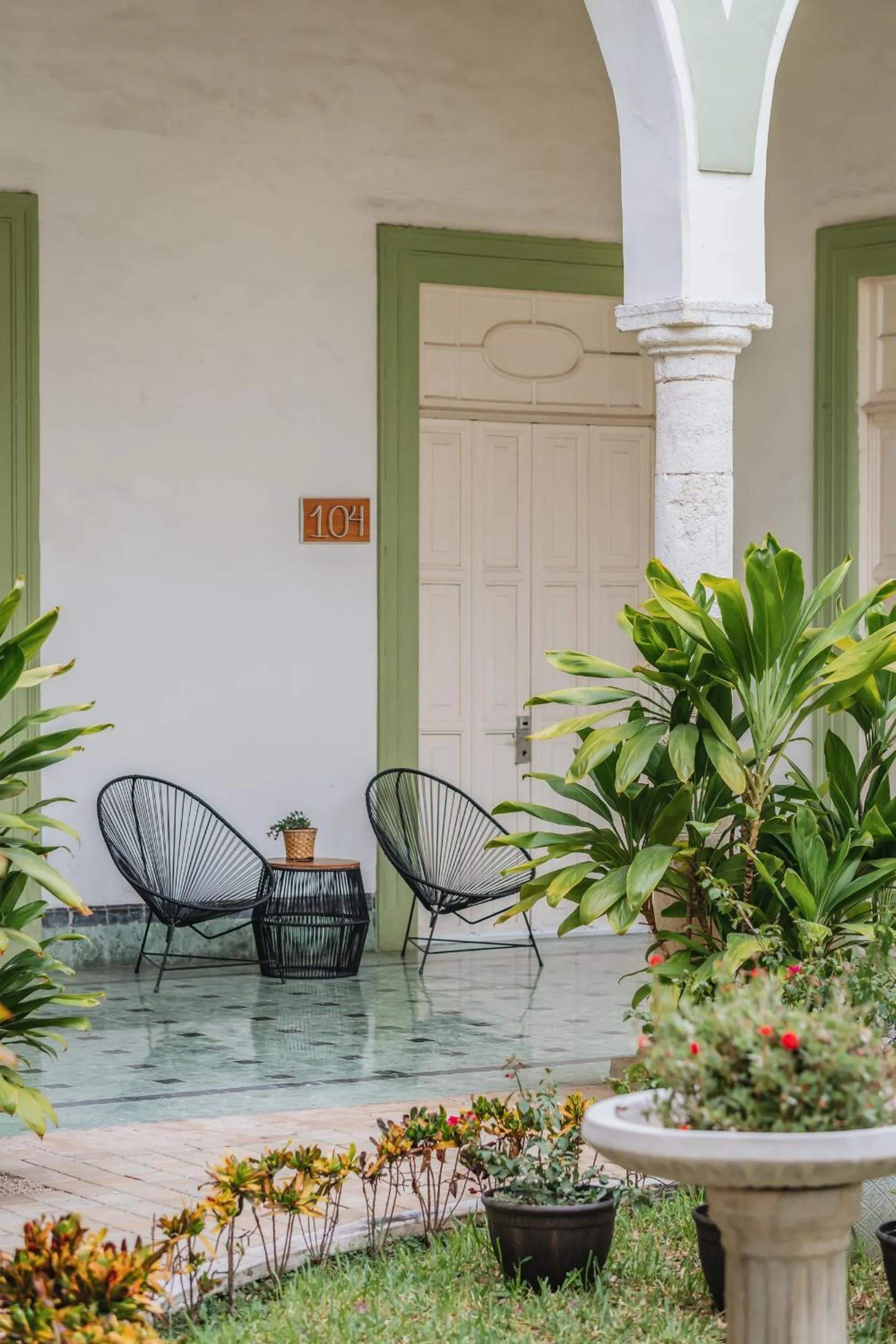 Garden view in Hotel Boutique La Casona by Kavia