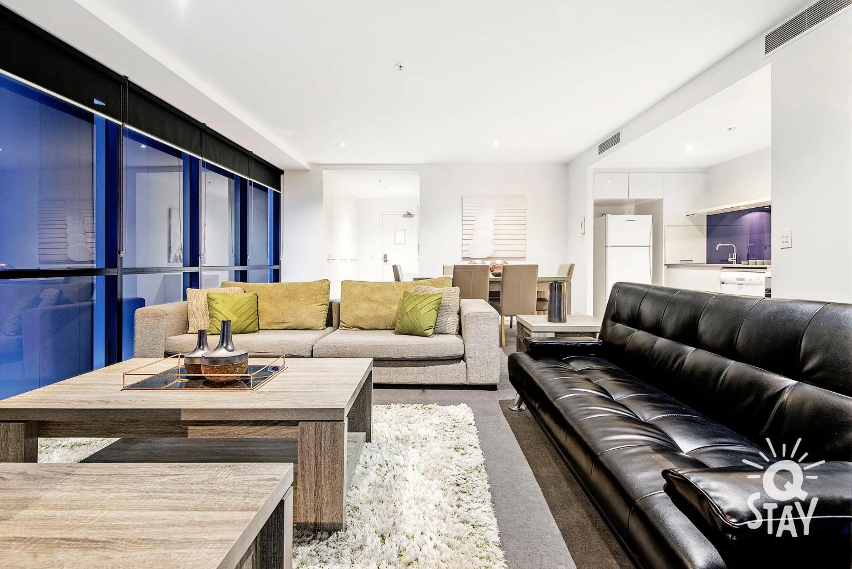 Living room in Circle on Cavill - QStay