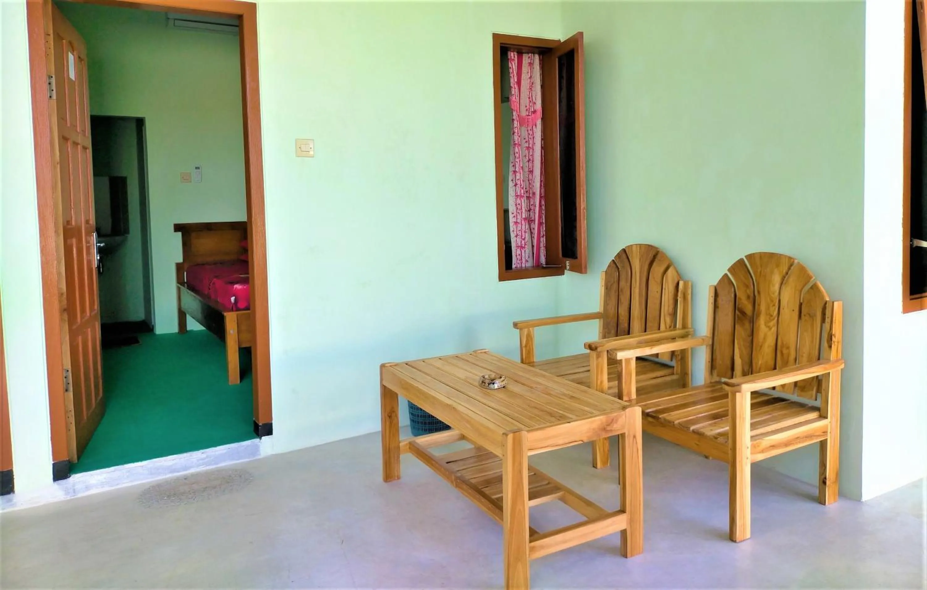 Seating area in Kendang Kempul Hostel