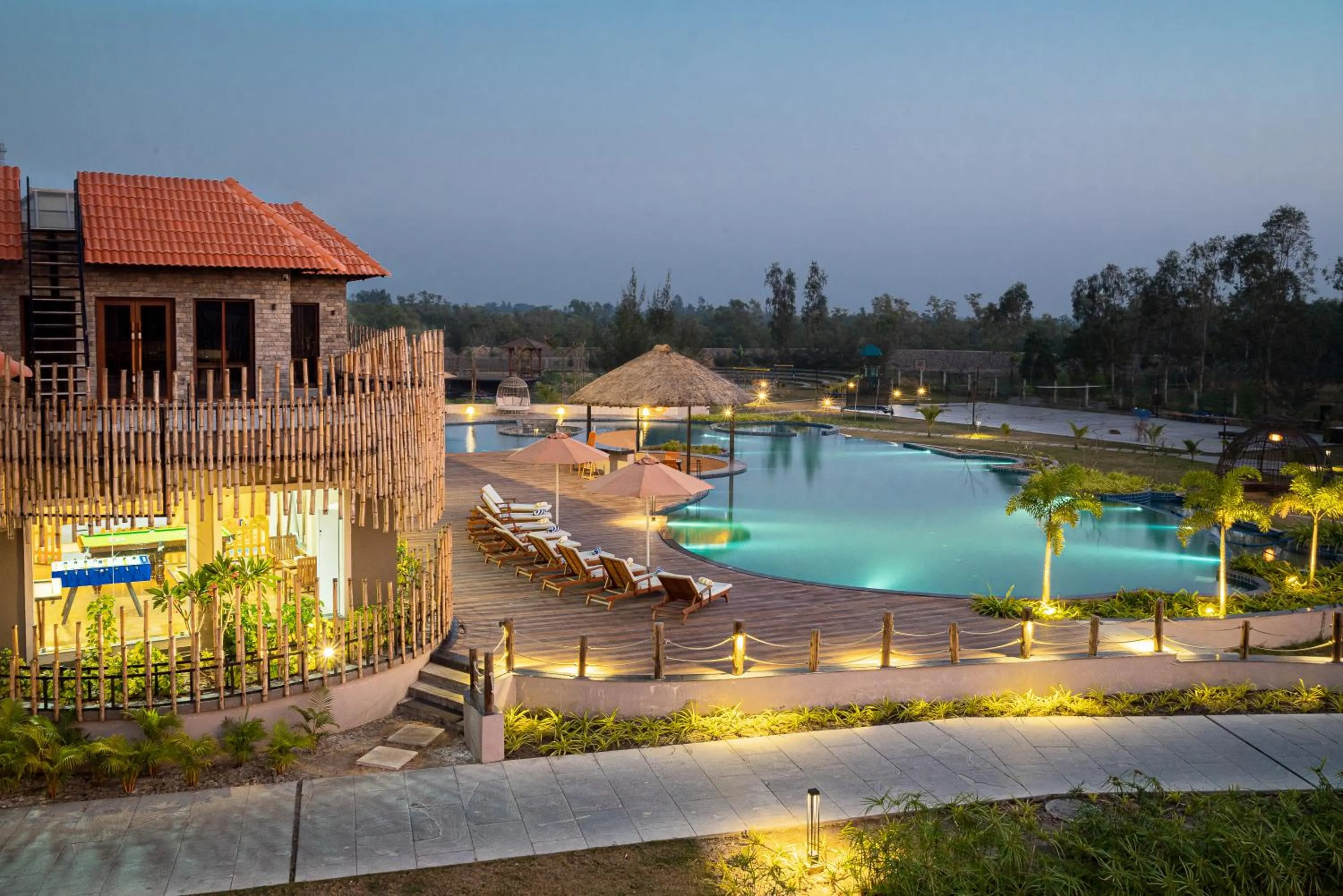 Swimming pool in Hotel Sonar Bangla Sundarban