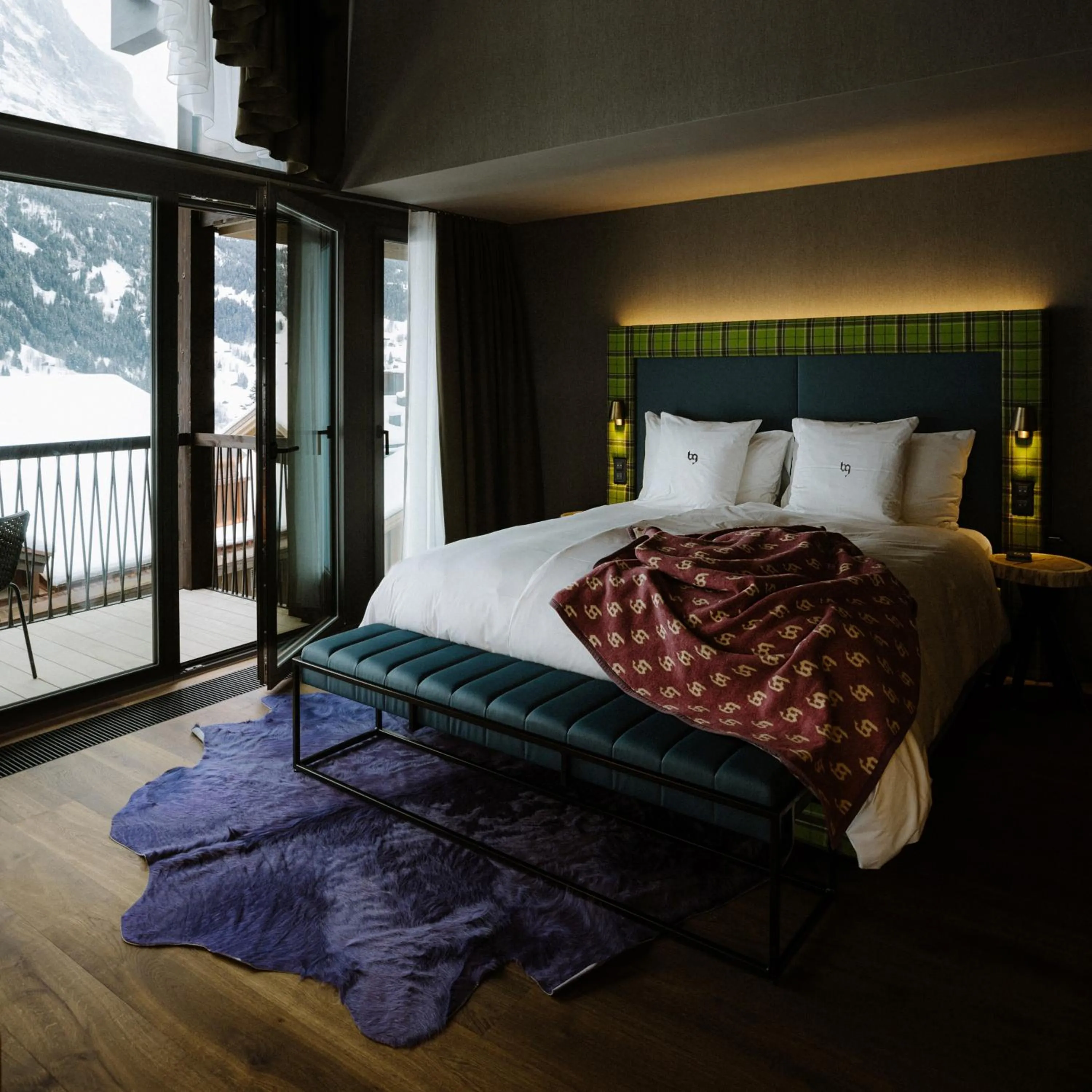 Bed in Bergwelt Grindelwald - Alpine Design Resort