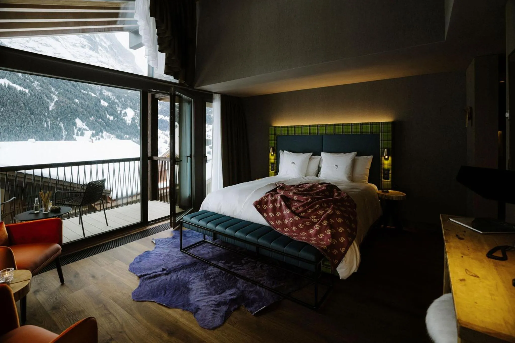 Bed in Bergwelt Grindelwald - Alpine Design Resort