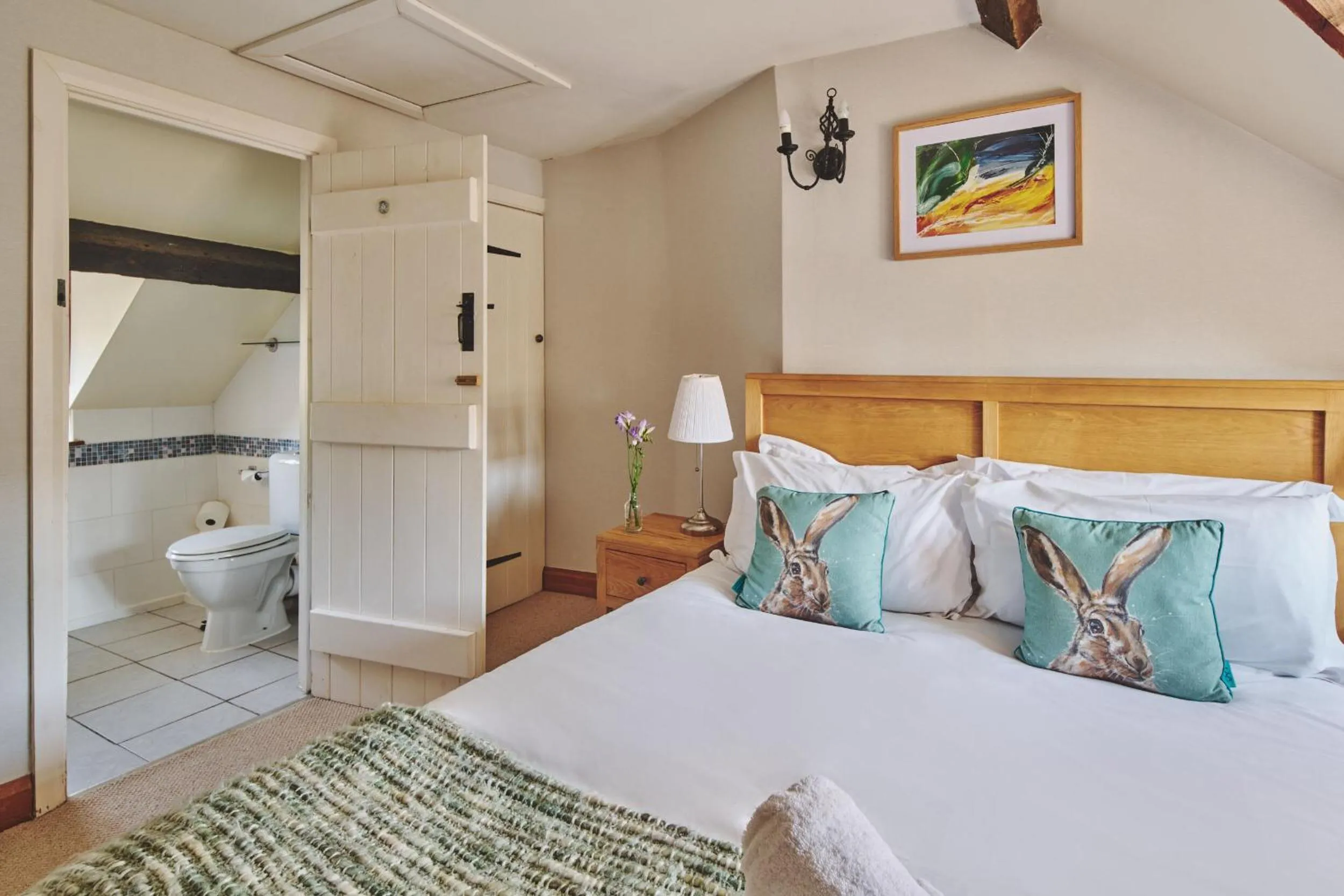 Bedroom, Bed in Coniston House - Eco Hot Tub