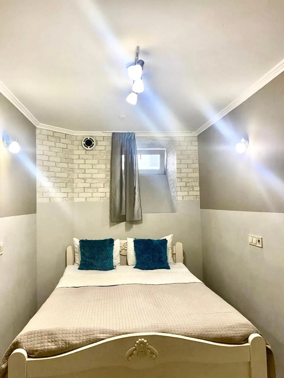 Bed in Budget Family Hotel