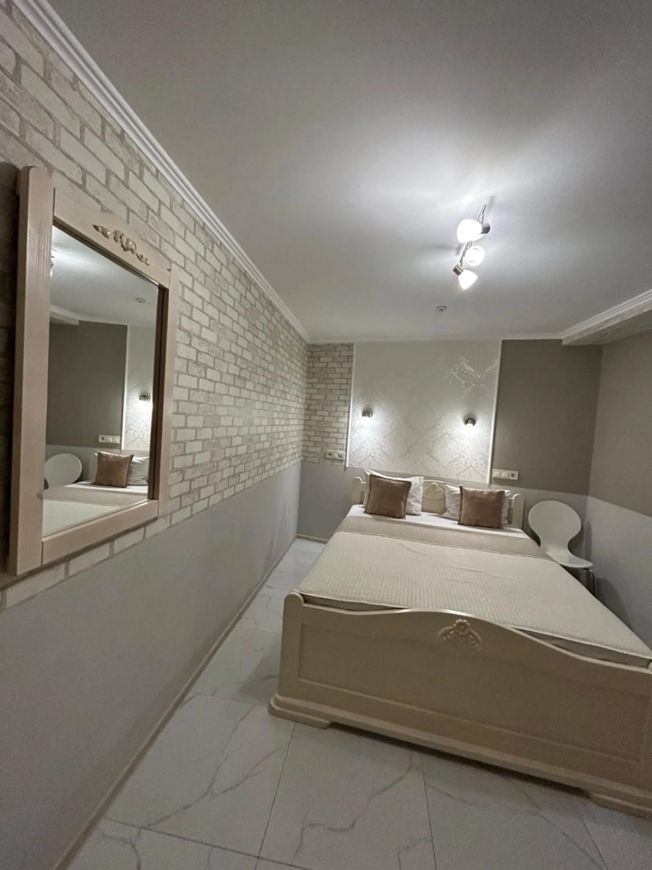 Bed in Budget Family Hotel