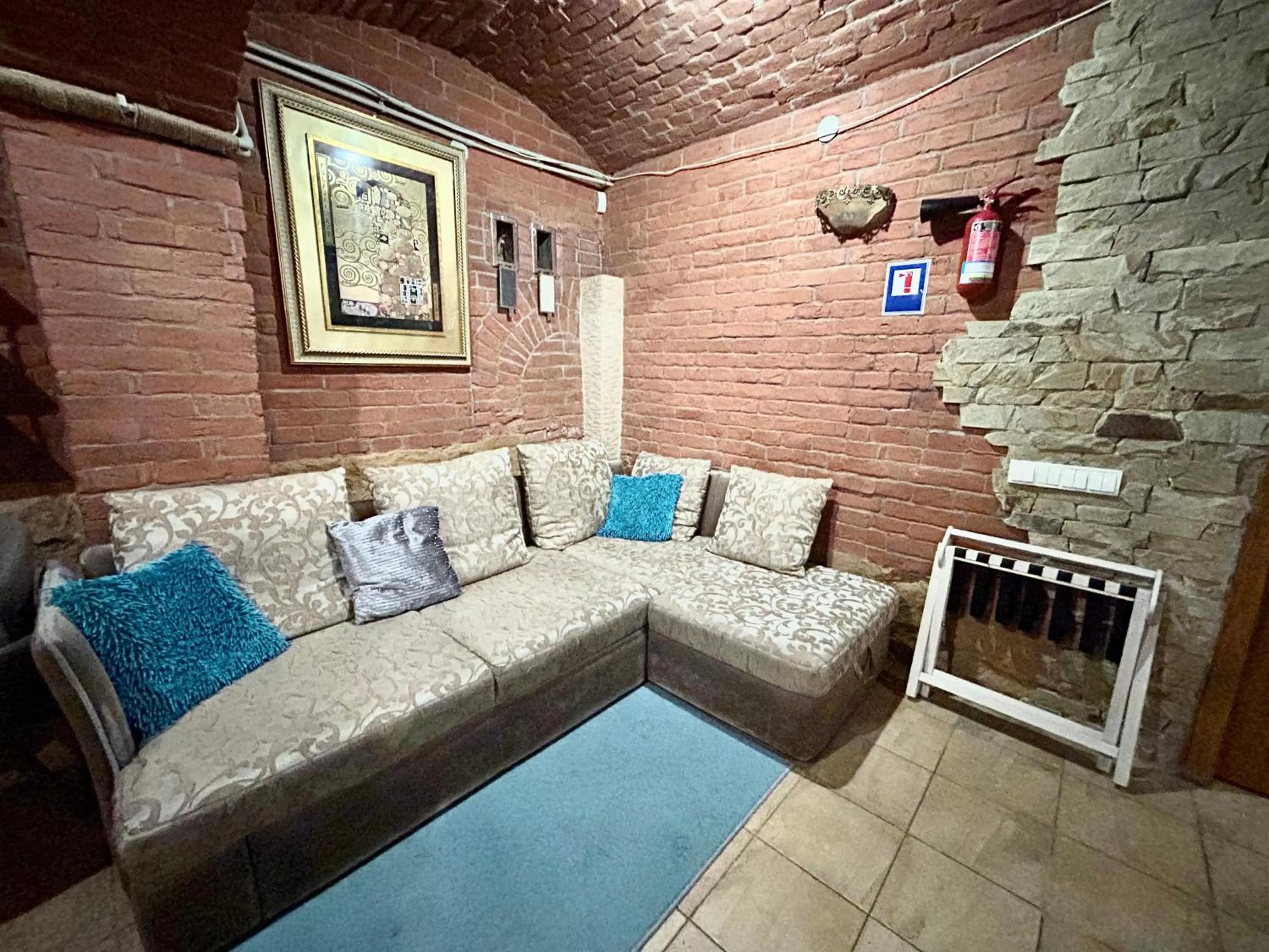 Seating area in Budget Family Hotel