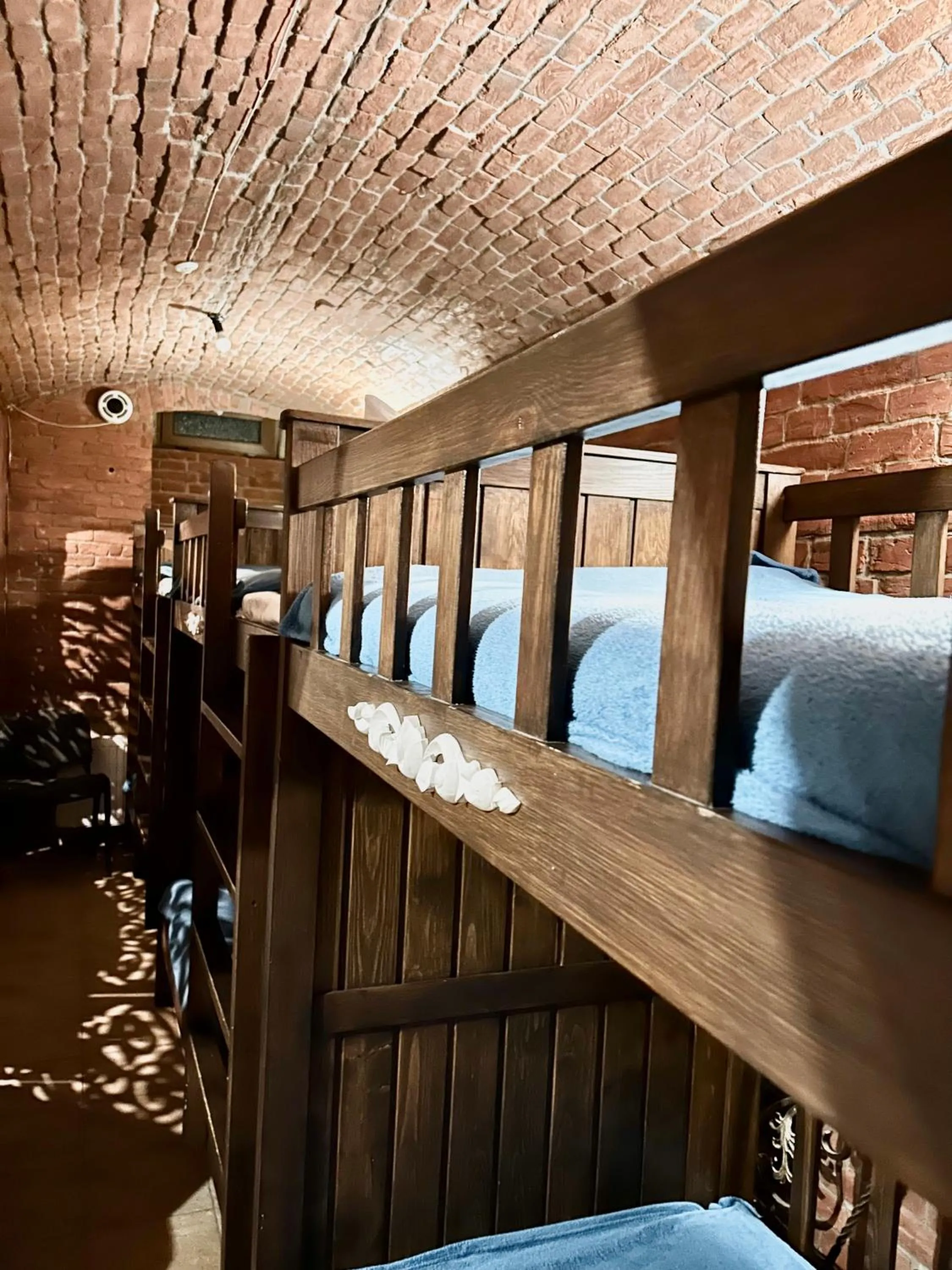 Bed in Budget Family Hotel
