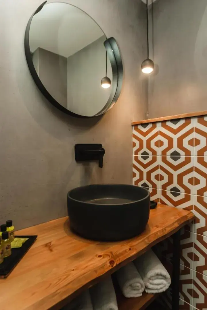 Bathroom in Amoessa Boutique - Adults Only Bathroom in Amoessa Boutique - Adults Only