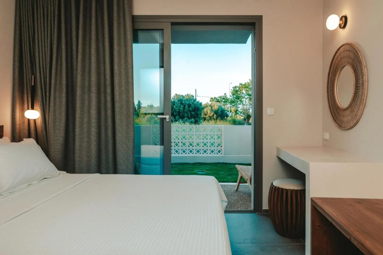 View (from property/room), Bed in Amoessa Boutique - Adults Only