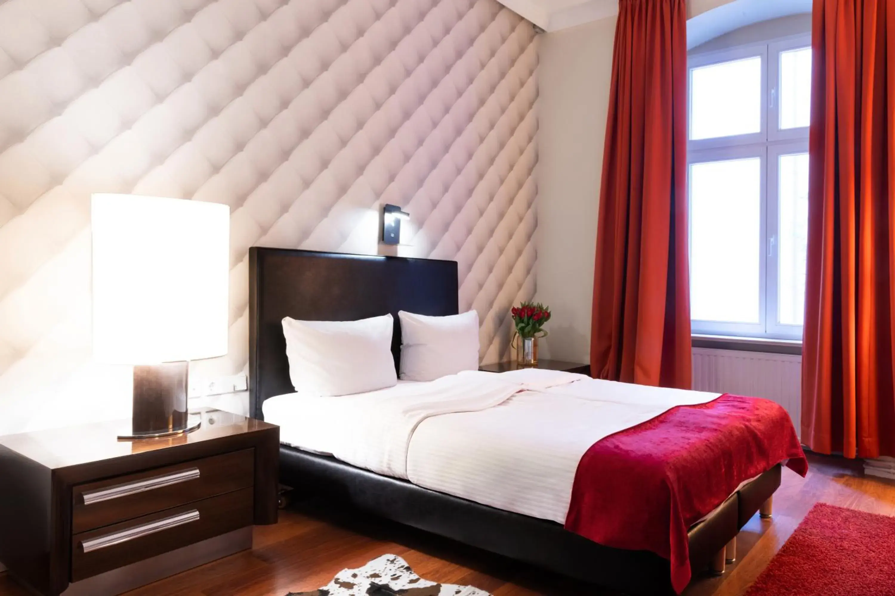 Bed in Hotel Adele am Alex Bed in Hotel Adele am Alex