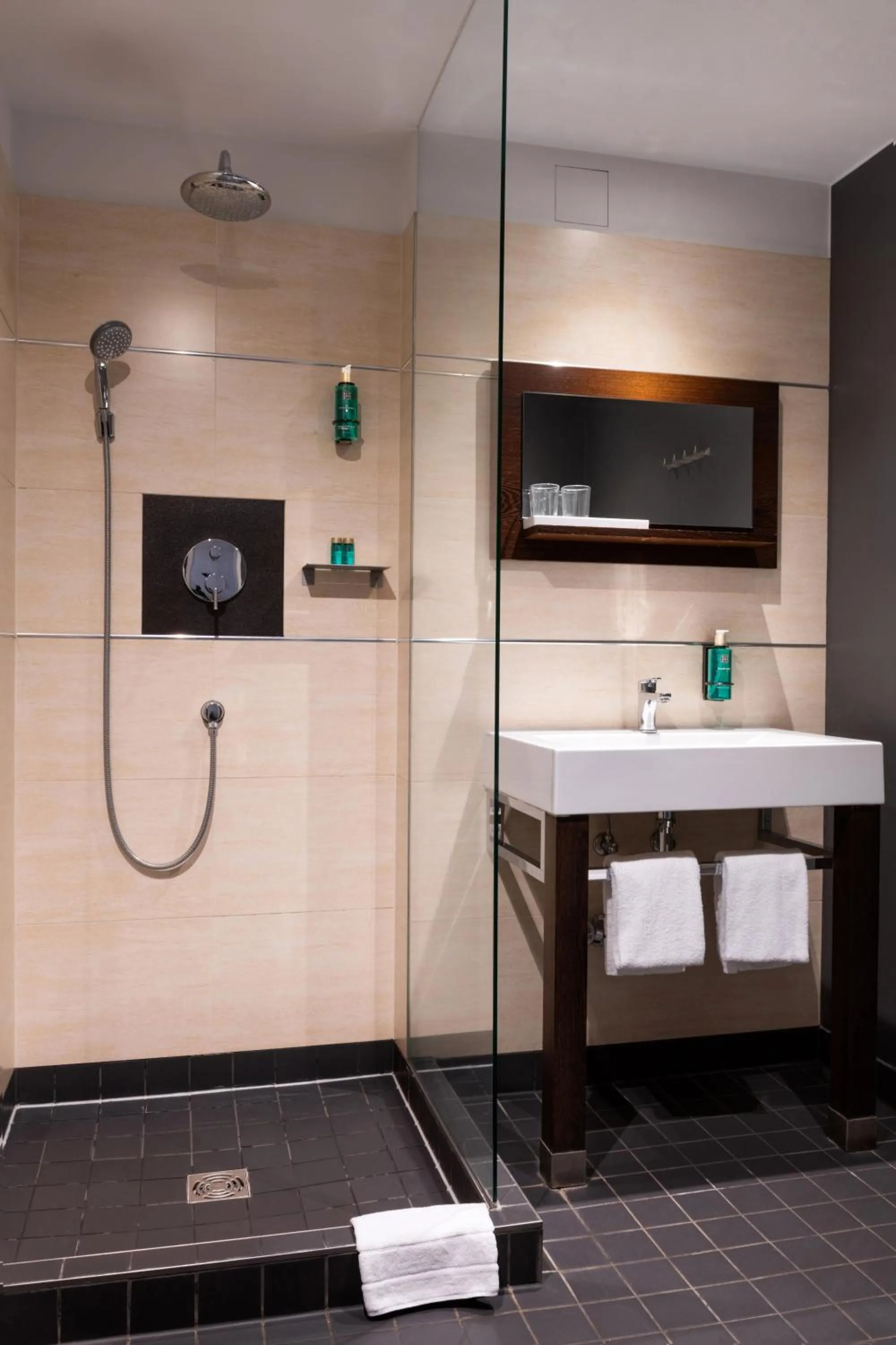 Shower in Hotel Adele am Alex