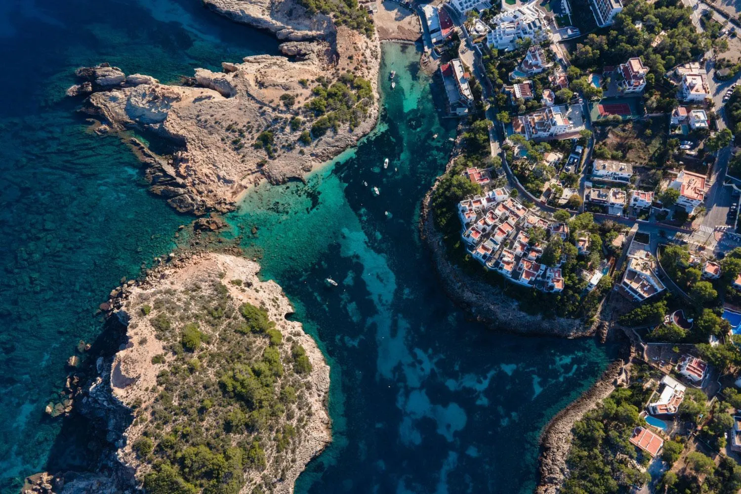 Bird's eye view in Apartmentos Nort